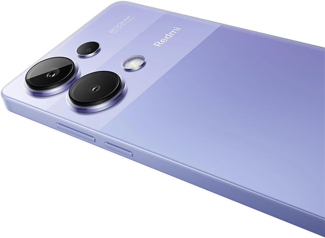 Xiaomi Redmi Note 13 PRO 4G LTE (256GB + 8GB) 6.67" 200MP Triple (Tmobile Mint Tello & Global) Global Bands Unlocked + (Fast Car Dual Charger Bundle) (Lavender Purple) image number 4