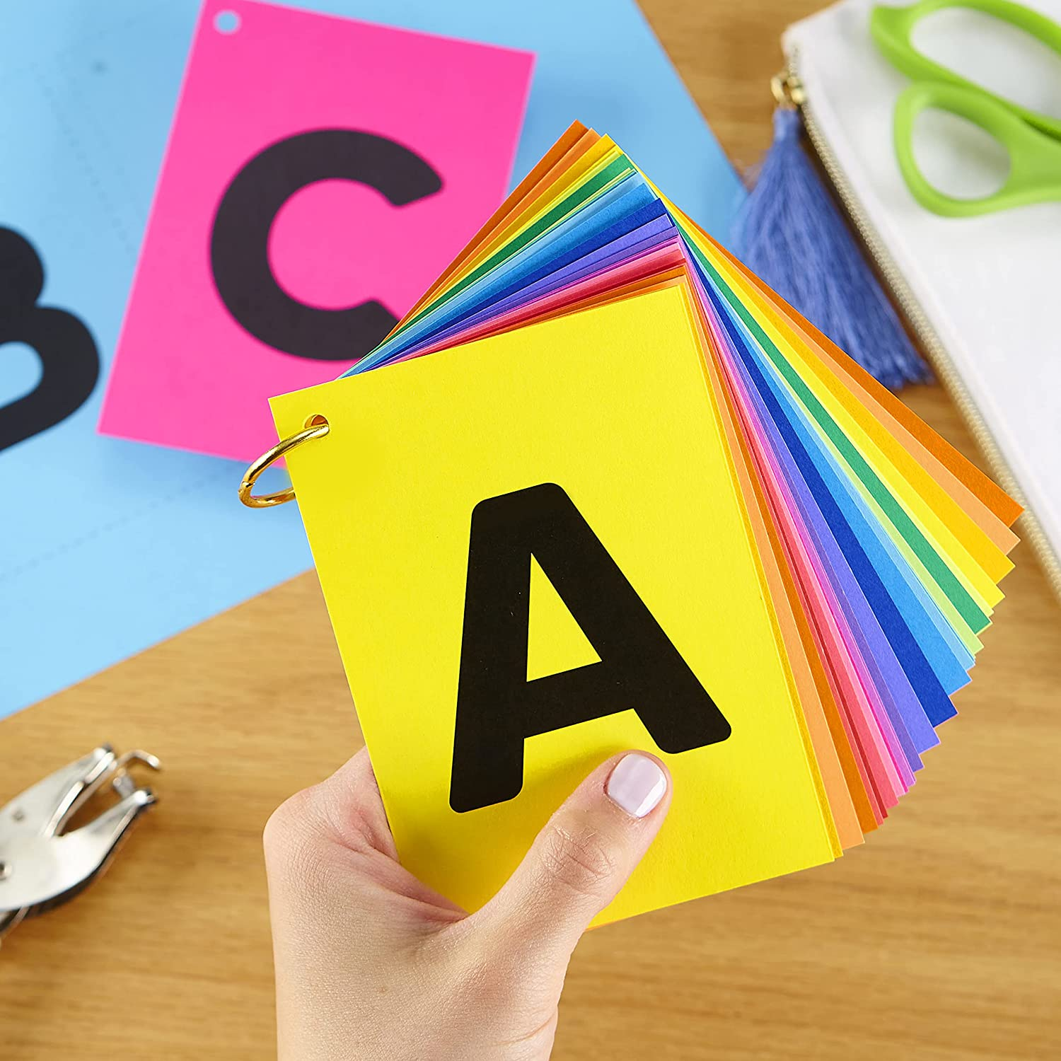 Astrobrights Colored Cardstock Paper Spectrum 8-1/2 X 11 in Spectrum image number 3