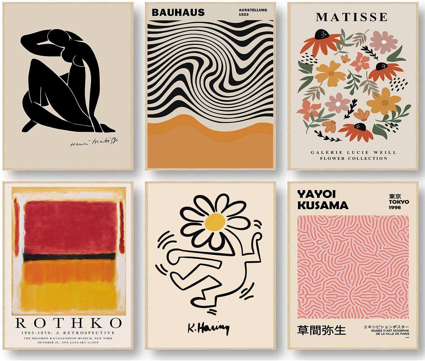 KBKBART Sage Green Matisse Wall Art Prints, Abstract Matisse Wall Art Exhibition Posters, Minimalist Women Body Line Art Leaf Boho Art Matisse Paintings Pictures (11X14Inch, Unframed),(Amzt113)