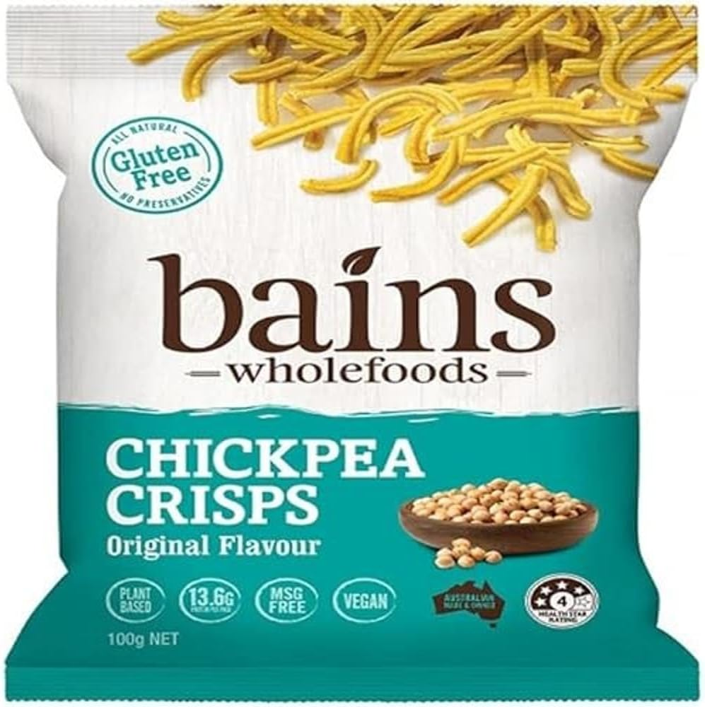 Bains Wholefoods Original Chickpea Crisps 100 G