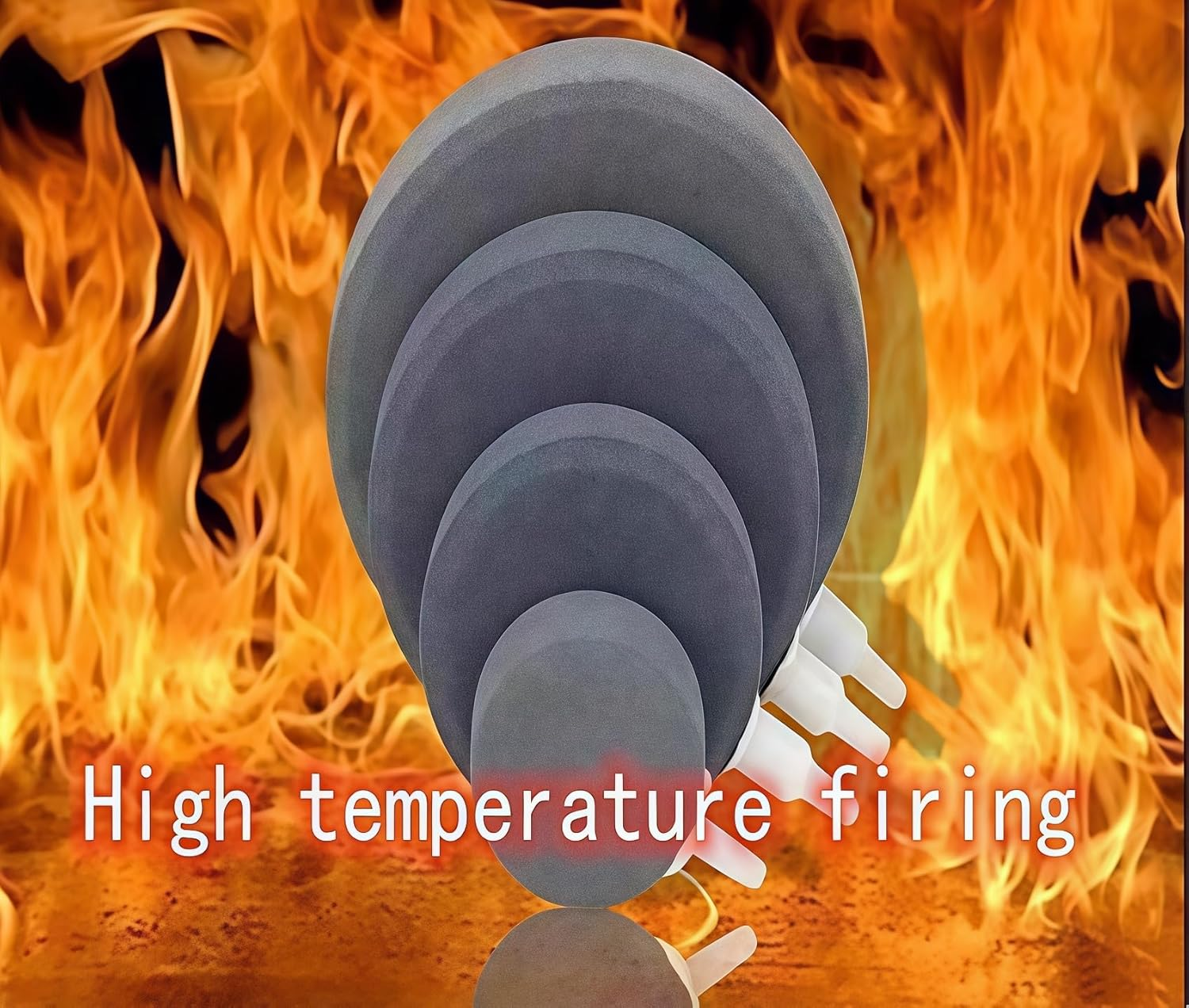 6 Pcs Air Stone, 1.6 Inch Cylinder Airstones Diffuser, Fish Tank Bubbling Release Aerator, Hydroponics Air Pump Aquarium Air Pump Fish Tank Aerator Diffuser Hydroponics Cylinder image number 3