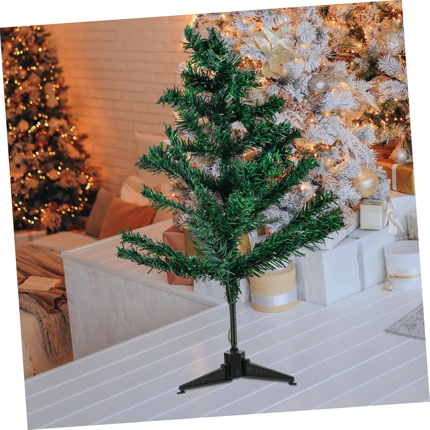 Ciieeo Christmas Tree Decorations Set Adorable Christmas Tree Supplies Gorgeous Xmas Props for Festival Xmas Party Home Decor image number 4