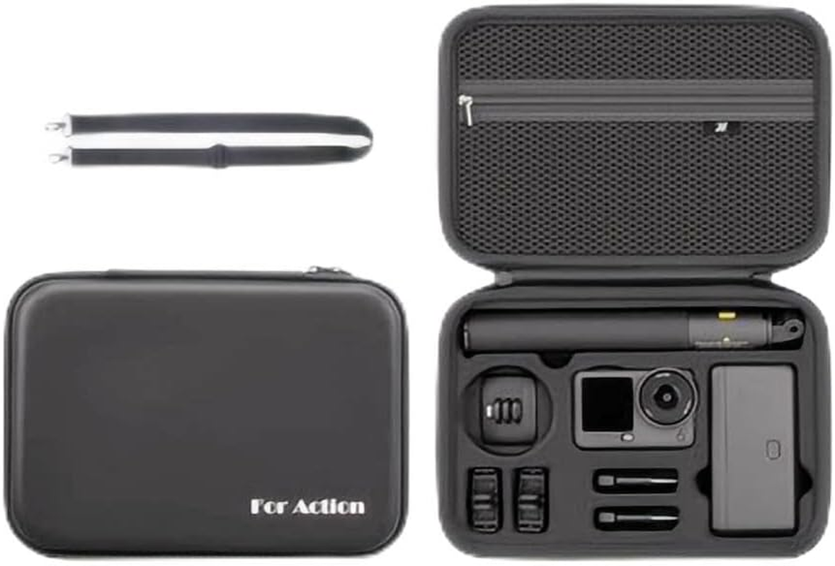 For Osmo Action 6 Carrying Storage Case, Surface Waterproof Travel Portable Hard Shell Bag, Compatible with DJI Osmo Action 6 Adventure Combo Outdoor Travel Accessories Kit image number 4