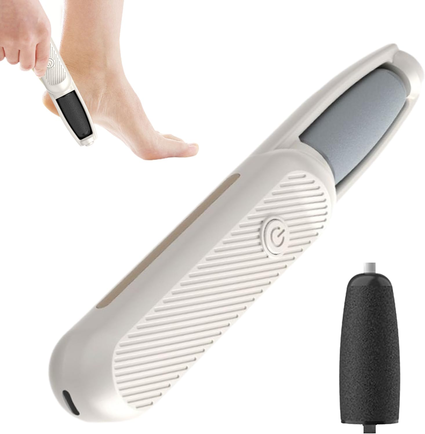 Gupcaqosjw Electric Foot File - Portable Foot Pedicure Device | Rechargeable Smooth Professional Portable Hard Skin File for Health Rough Feet Smoothness Cleaning Softness Home image number 4