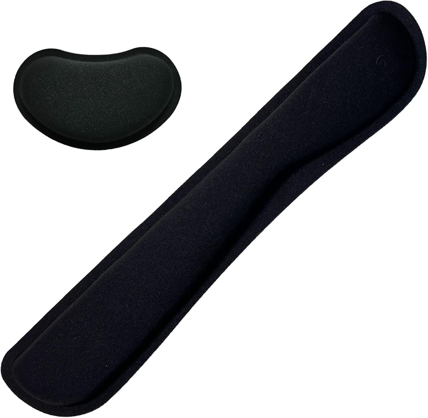 Keyboard Wrist Rest Mouse Wrist Support Set, Memory Foam Wrist Rest Pad for Computer Laptop Keyboard Mouse, Ergonomic Wrist Cushion Support for Typing Pain Relief, Gaming Home Office, Navy Blue