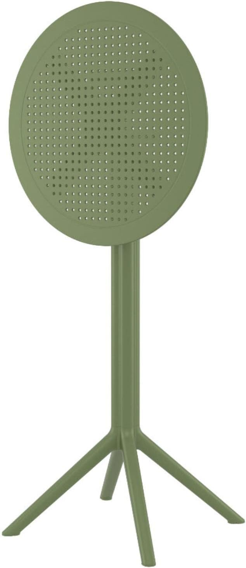 Sky Folding 60 round Bar Table, Olive Green image number 6