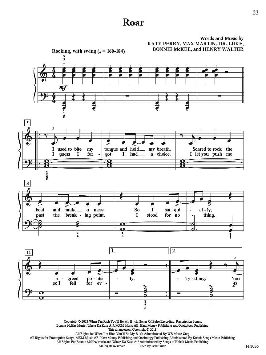 Faber Piano Adventures Funtimea Piano Hits Book: Level 3A-3B image number 5