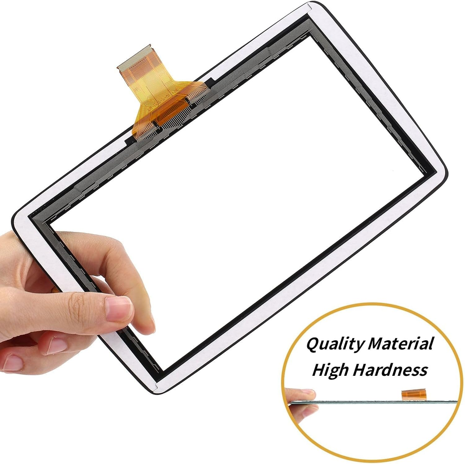 Kixfwpy 7" Touch Screen Digitizer Replacement for 2014 2015 2016 Mazda 3 2016 MX-5 CX-3 Infotainment Screen Replace Part Number BHP1611J0D & K40005A29F image number 3