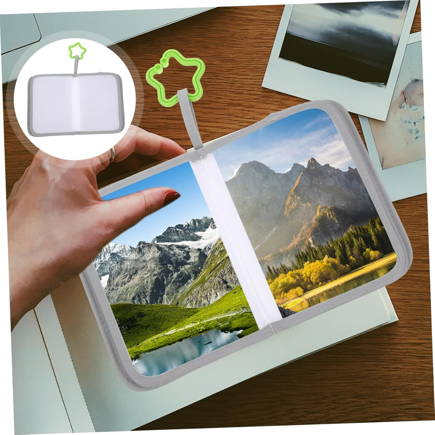 AOKWAWALIY Baby Album Baby Memo- Book My First Photo Album for Baby Dinosaur Picture Album Toys Cloth Photo Album Year Baby Cloth Albums Baby Cloth Photo Book Child Commemorate Decorate Pvc image number 4