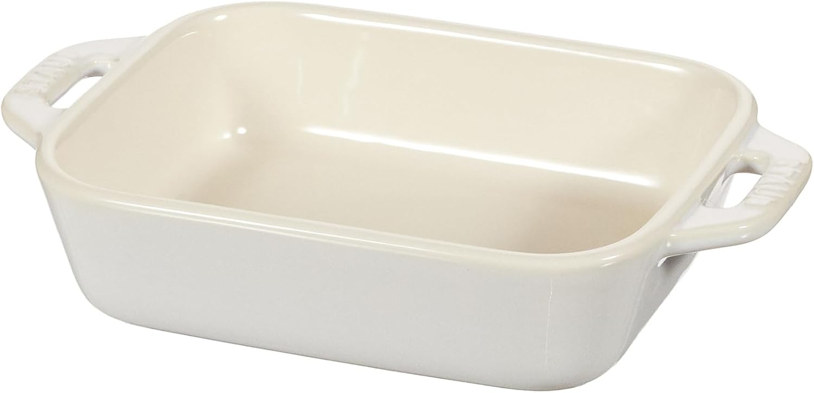 Staub Dish 40511-879 Rectangular Dish, Ivory, 5.5 X 4.3 Inches (14 X 11 Cm), Ceramic Au Gratin Dish, Oven Safe and Microwave Safe image number 5