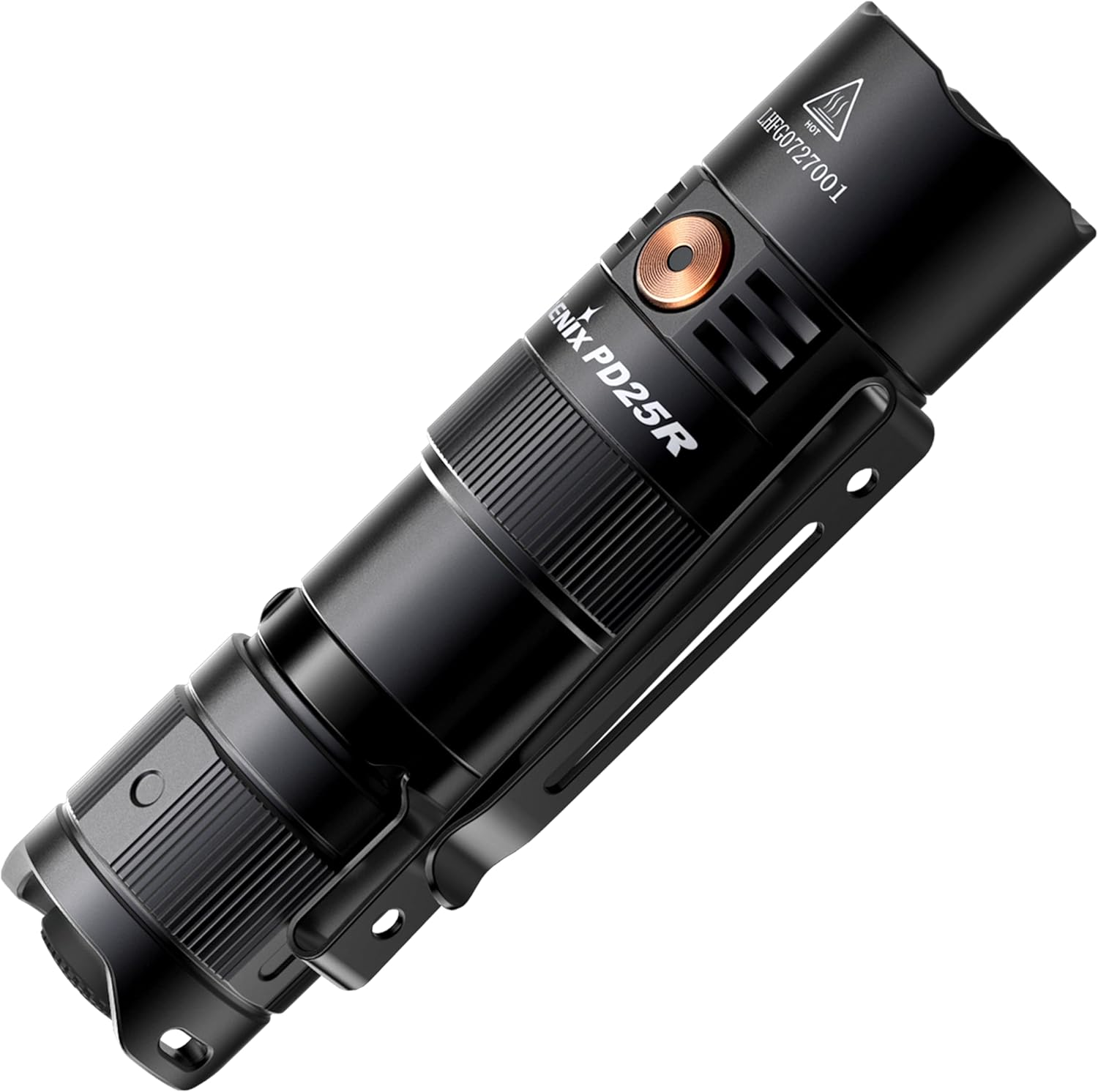 Fenix PD25R Black, Rechargeable Mini Multi-Purpose LED Torch | 800 Lumens | 250M | 70 Hrs Max | 700 Mah | USB-C | Two-Position Body Clip | IP68 image number 5