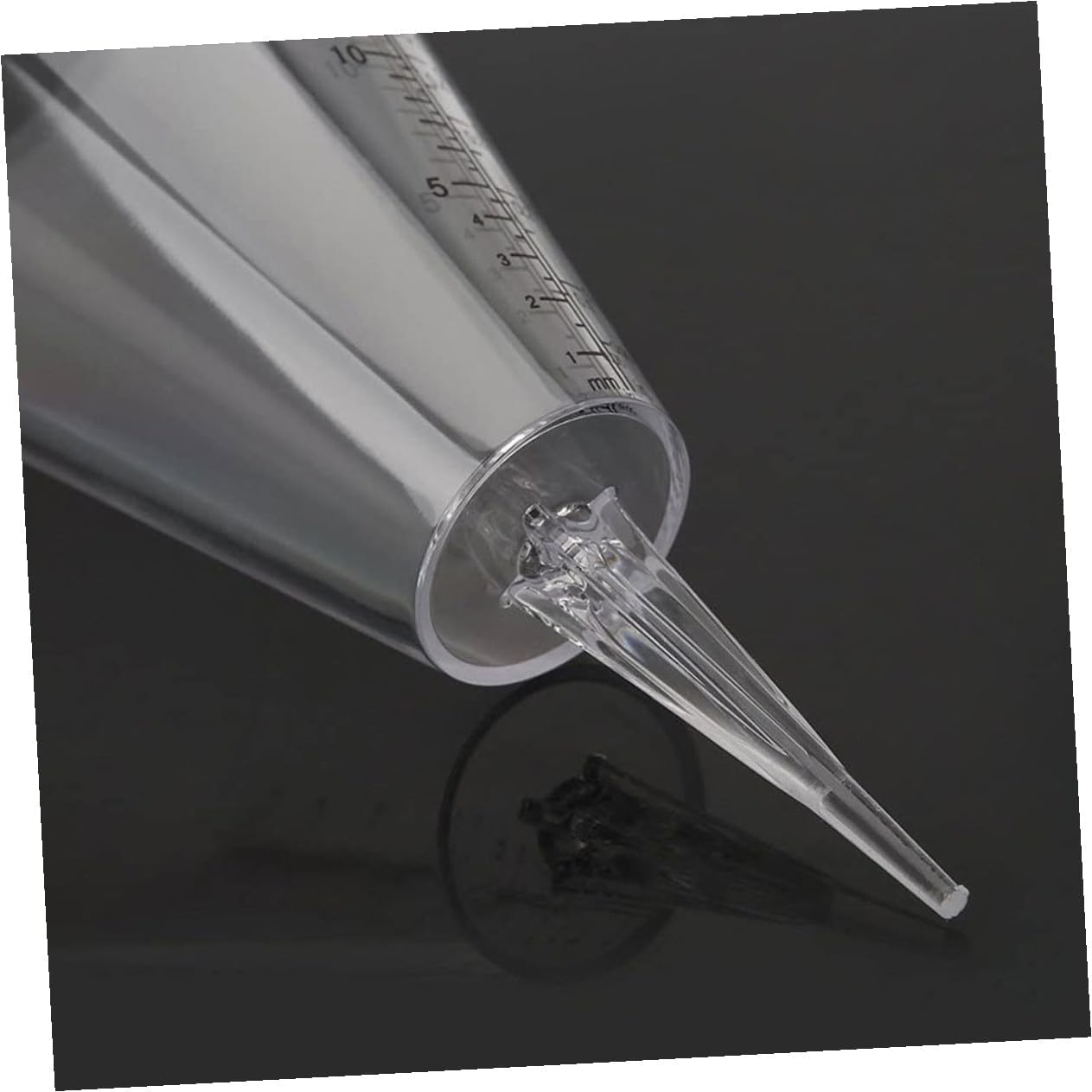 2Pcs Transparent Conical Rain Gauge with Easy-Read Scale for Outdoor Rainfall Measurement Farming Water Management Tool for Gardeners and Farmers image number 4