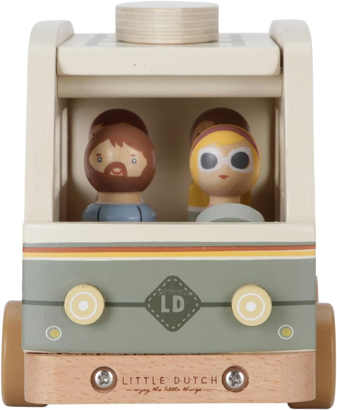 Little Dutch Wooden Vintage Campervan Playset image number 1