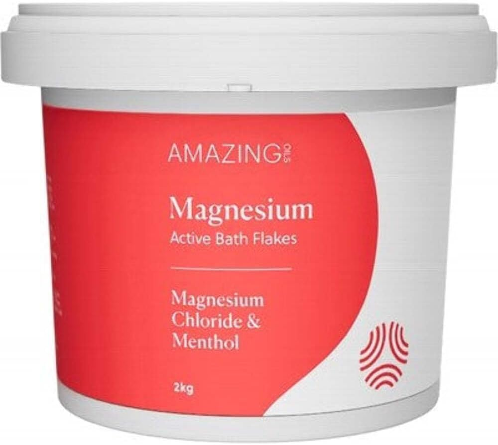 Amazing Oils Magnesium Active Bath Flakes 2 Kg