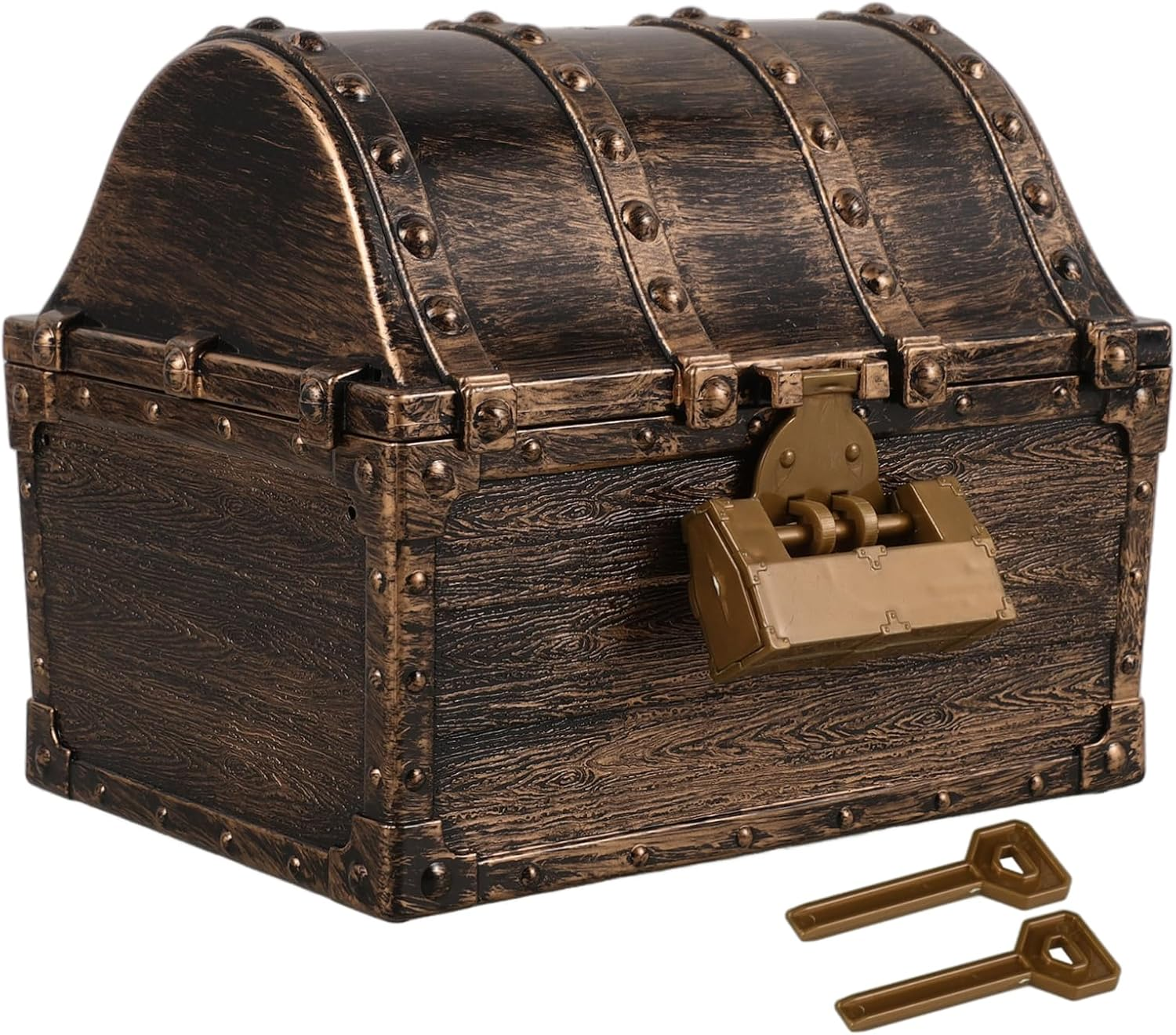 Retro Pirate Treasure Chest Decorative Mini Box for Jewelry Storage Pirate Party Supplies image number 4