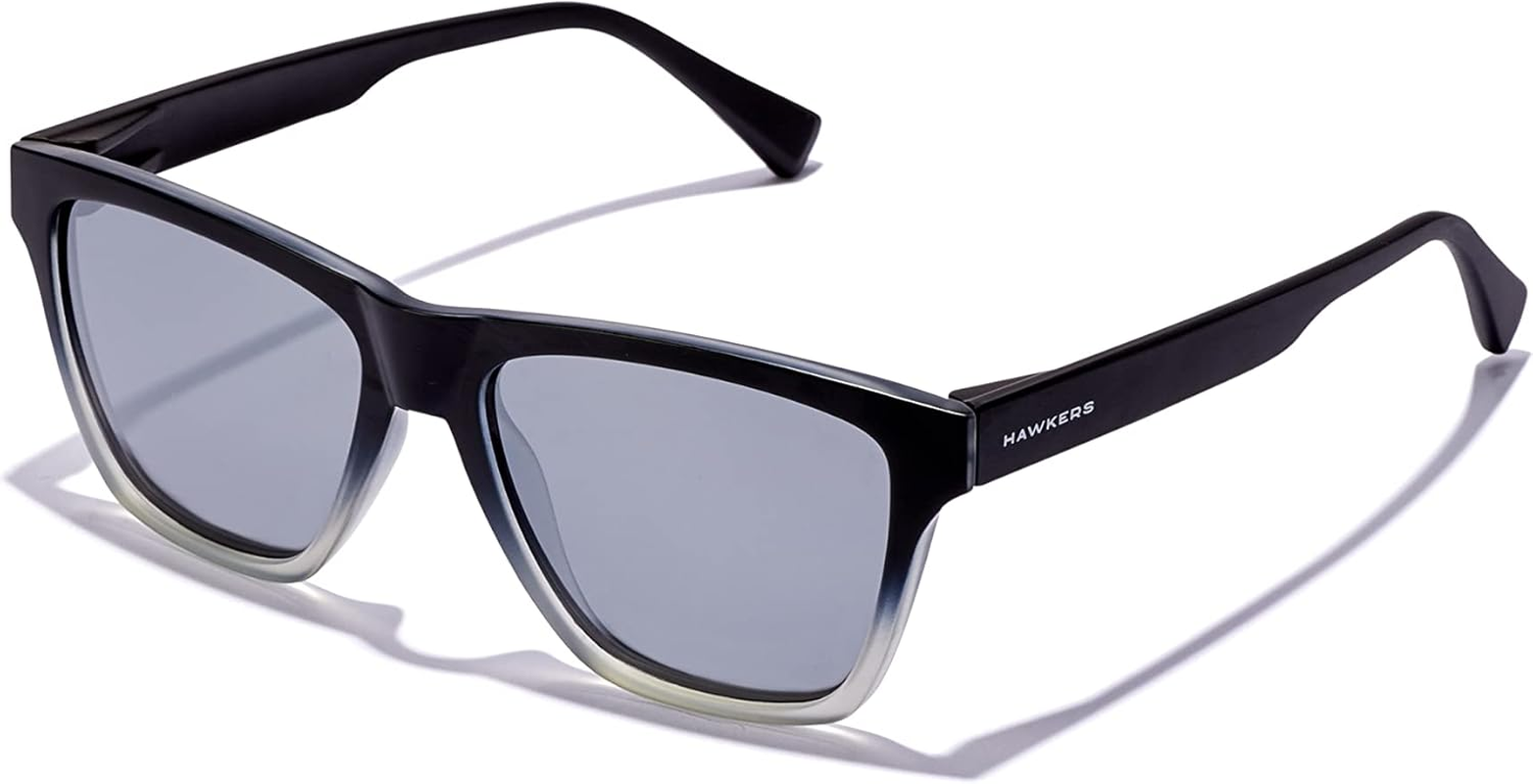 HAWKERS Sunglasses Polarized ONE LS RODEO for Men and Women - Blue &middot; Transparent image number 7