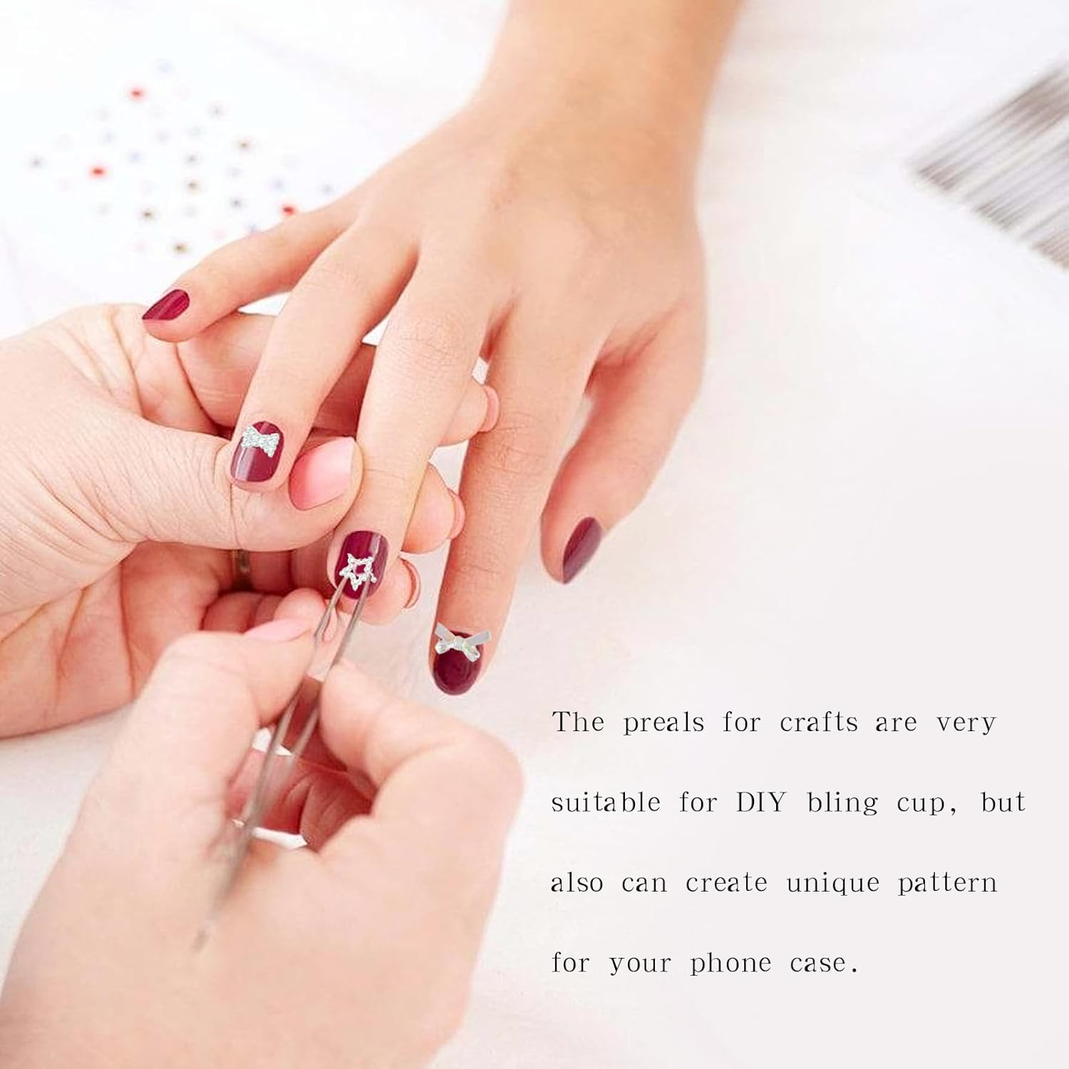 1 Pack Green Nail Charms,Resin Hearts Charms,Jade Nails Charm,Assorted Nail Decorate Include Pearl Love Star Camellia Bamboo,Spring Flower Bow Charm for Nails Decoration,Green Assorted 3D Nail Supplies image number 4