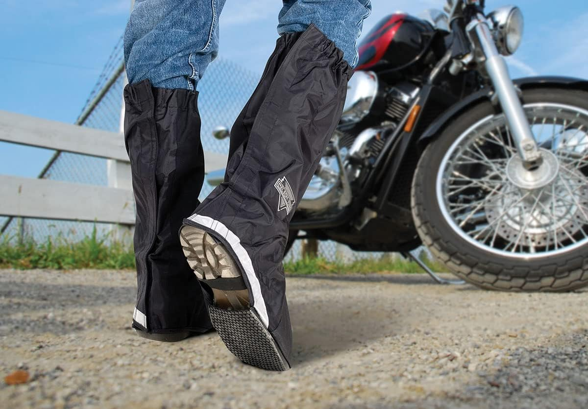 Nelson-Rigg Unisex-Adult Large Black Waterproof Rain Boot Cover, 2 Pack - WPRB-100-03-LG image number 2