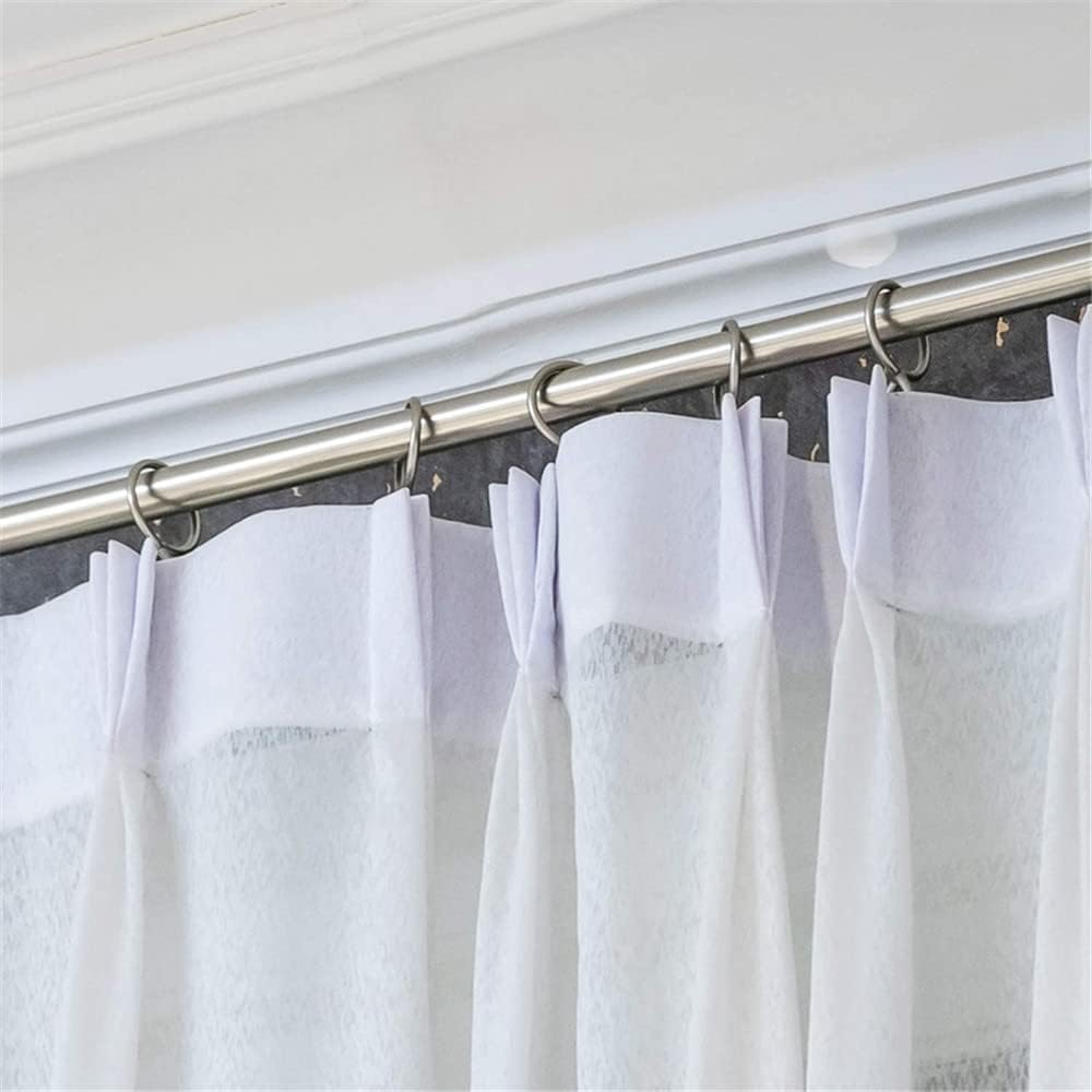 WYJREES 40 Pack Curtain Rings 32Mm Metal Drapery Curtain Rings Hanging Rings Curtain Rods Hooks for Curtains and Rods, Drape Sliding Eyelet Rings(Silver) image number 5
