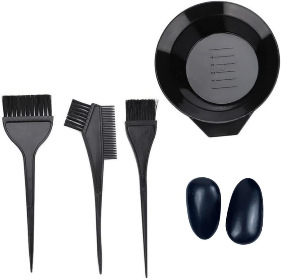 4PCS Piece Hair Dye Brush and Bowl Set,Ywbfove Tool Mixing Bowl Kit Color Comb Hair Dye Applicator, Bowl and Brush Hair Dye DIY Hair Tools for Salons and Homes image number 5