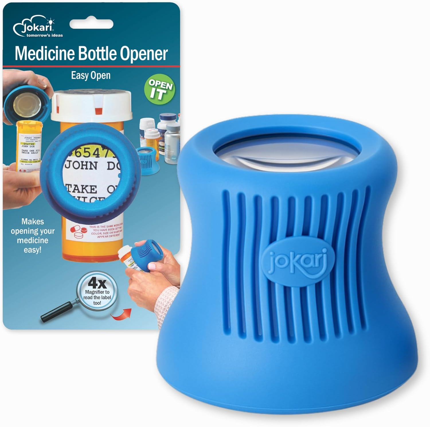 Medicine Bottle Opener Opens Bottles for Fast Access to Tablets, Capsules, Pill Bottle Opener - Aids Elderly, Seniors or Anyone Who Suffers from Arthritis or Arthritic Hands. image number 4