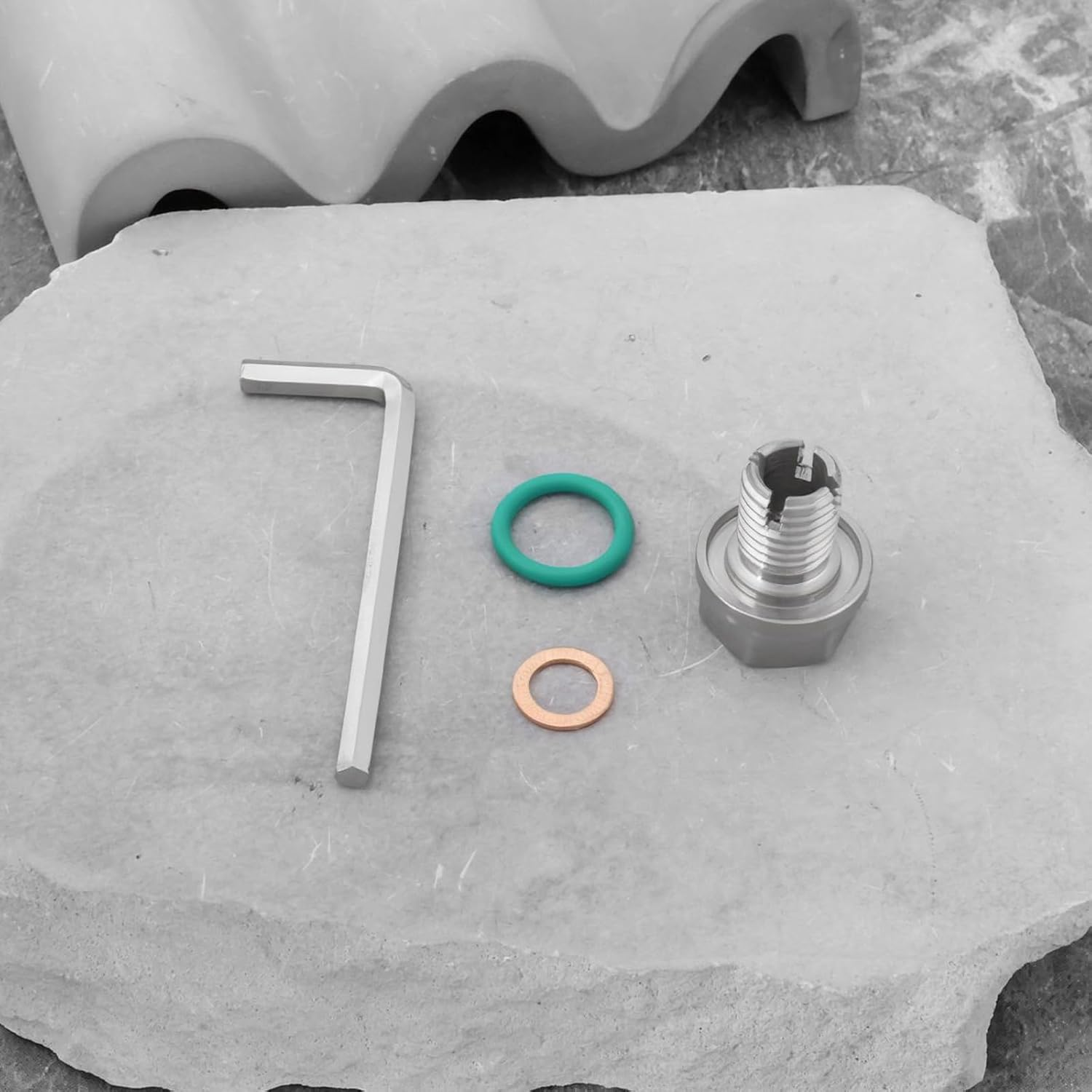 1Pc Oil Drain Plug Stainless Steel Self Adhesive Oil Pan Thread Repair Kits Suitable for Most Motorcycles Cars or Ship (M12.1-1.5Mm)