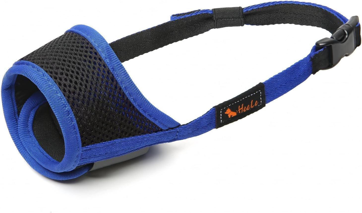 HEELE Dog Muzzle Breathable Mesh and Durable Nylon Dog Muzzle with Adjustable Loop and Soft Pad Dog Training Muzzle Prevent for Barking Biting Chewing (Green, XL)