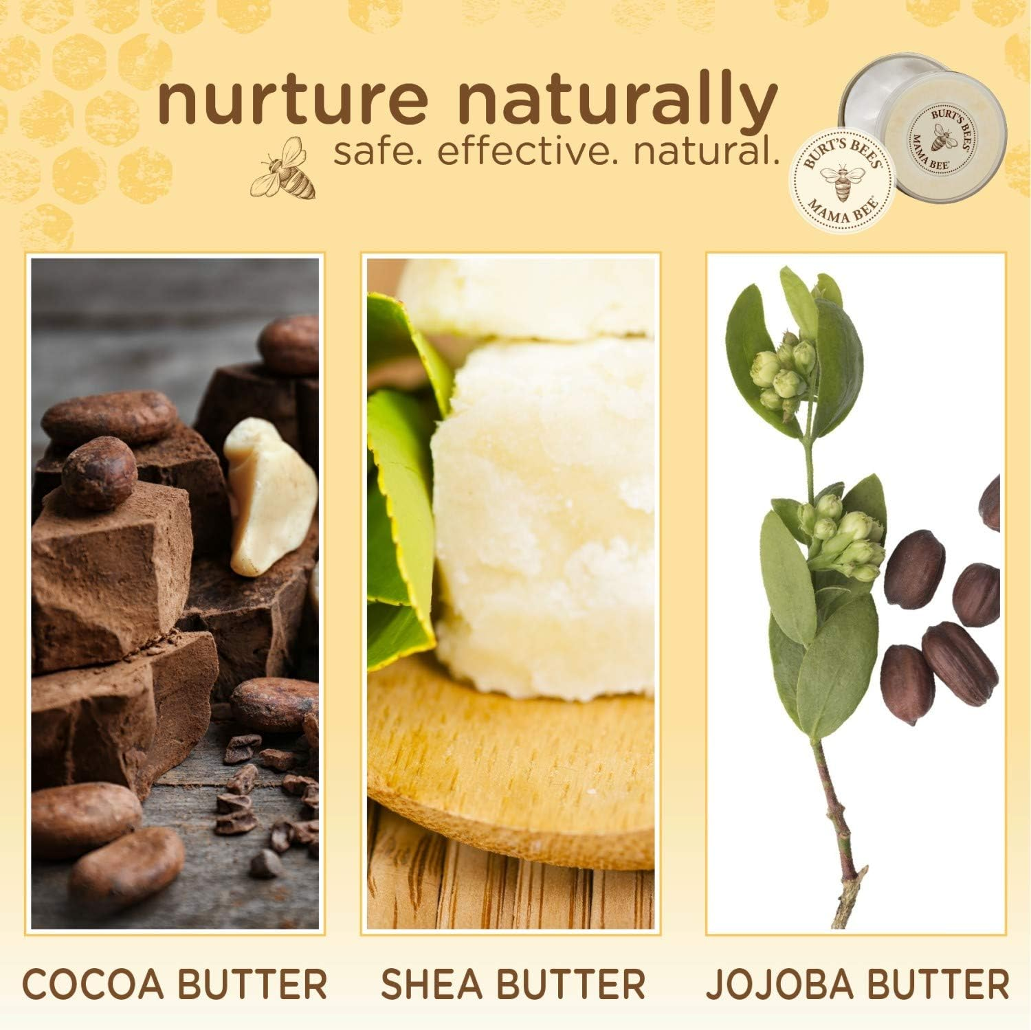 Burt'S Bees Mama Bee Belly Butter, 6.5 Ounces image number 3