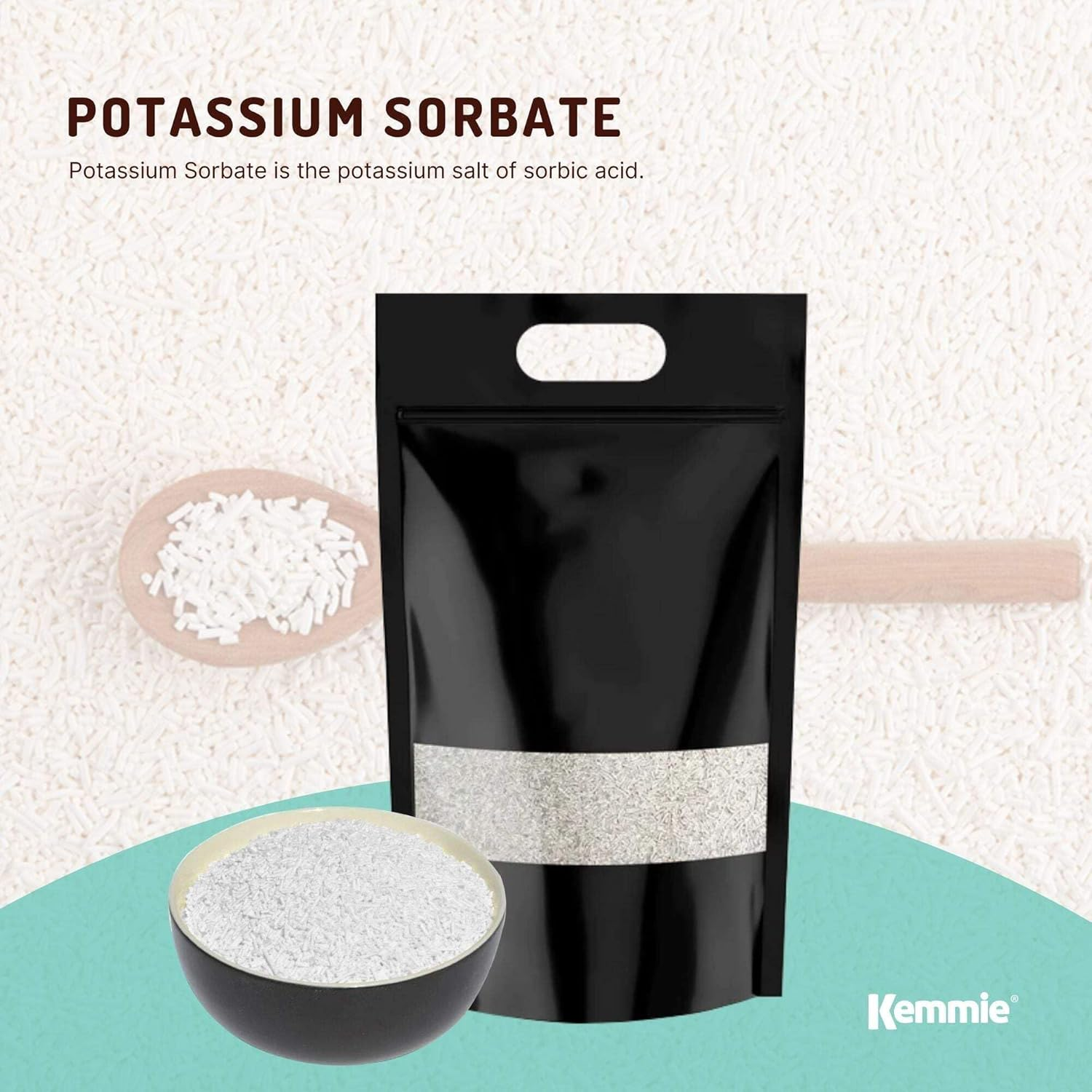 Bulk 10Kg Potassium Sorbate Granules Food Grade Preservative Cosmetics Brew Skin image number 1