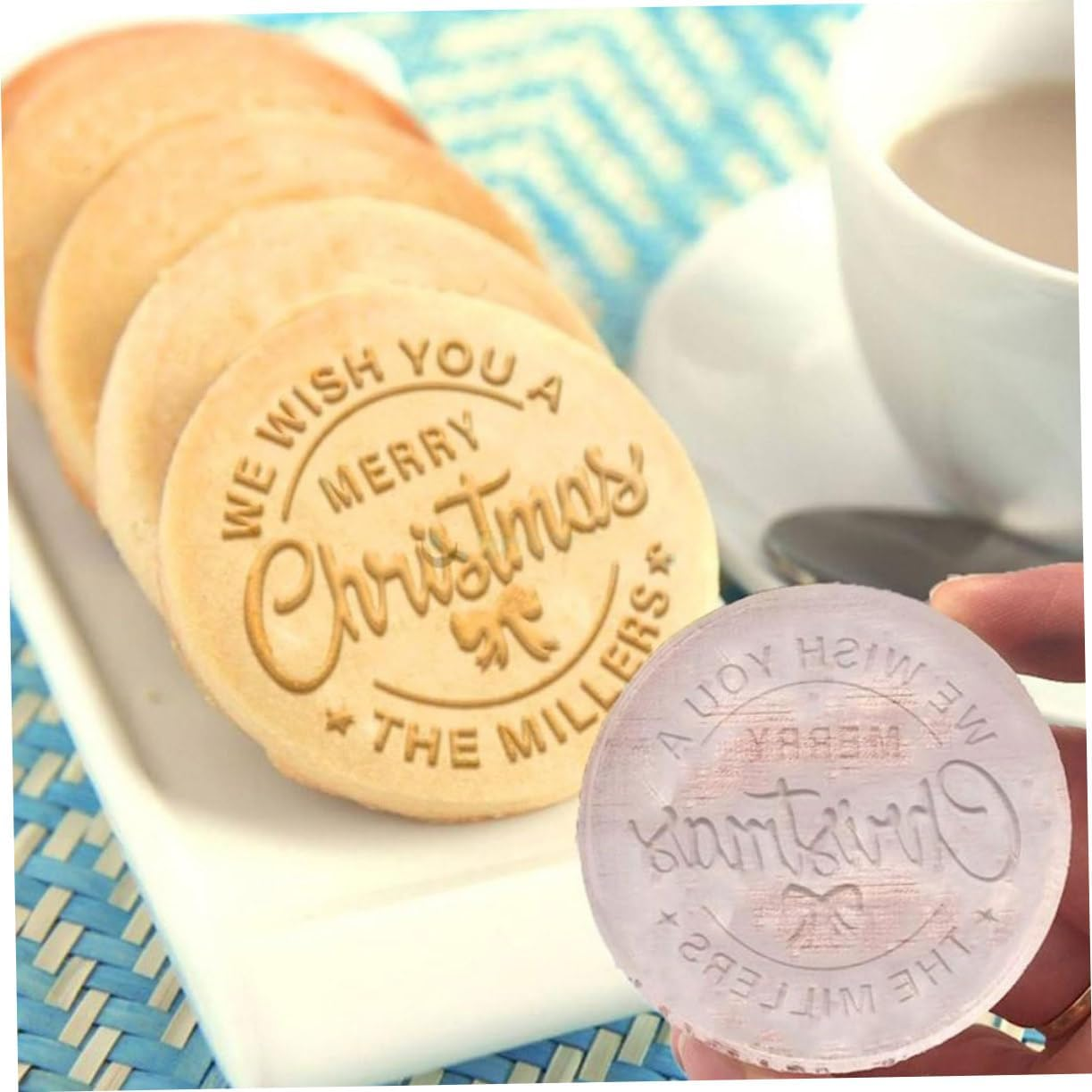 Party Cookie Molds Christmas Cookie Mold Reusable for Christmas Baking