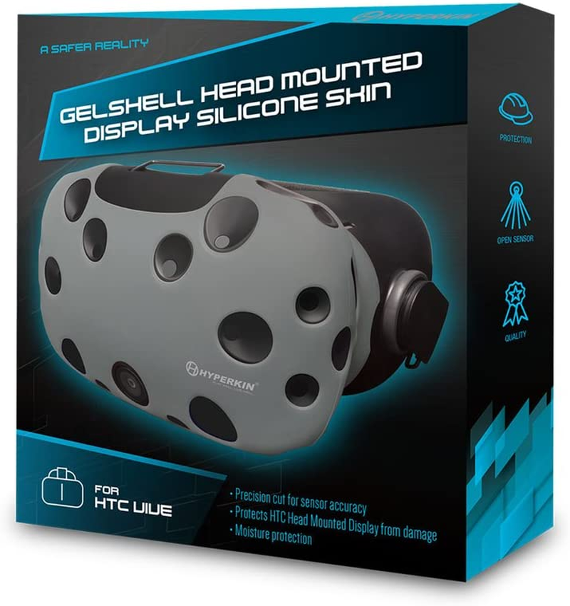 Hyperkin Gelshell Headset Silicone Skin for HTC Vive (Gray) image number 2