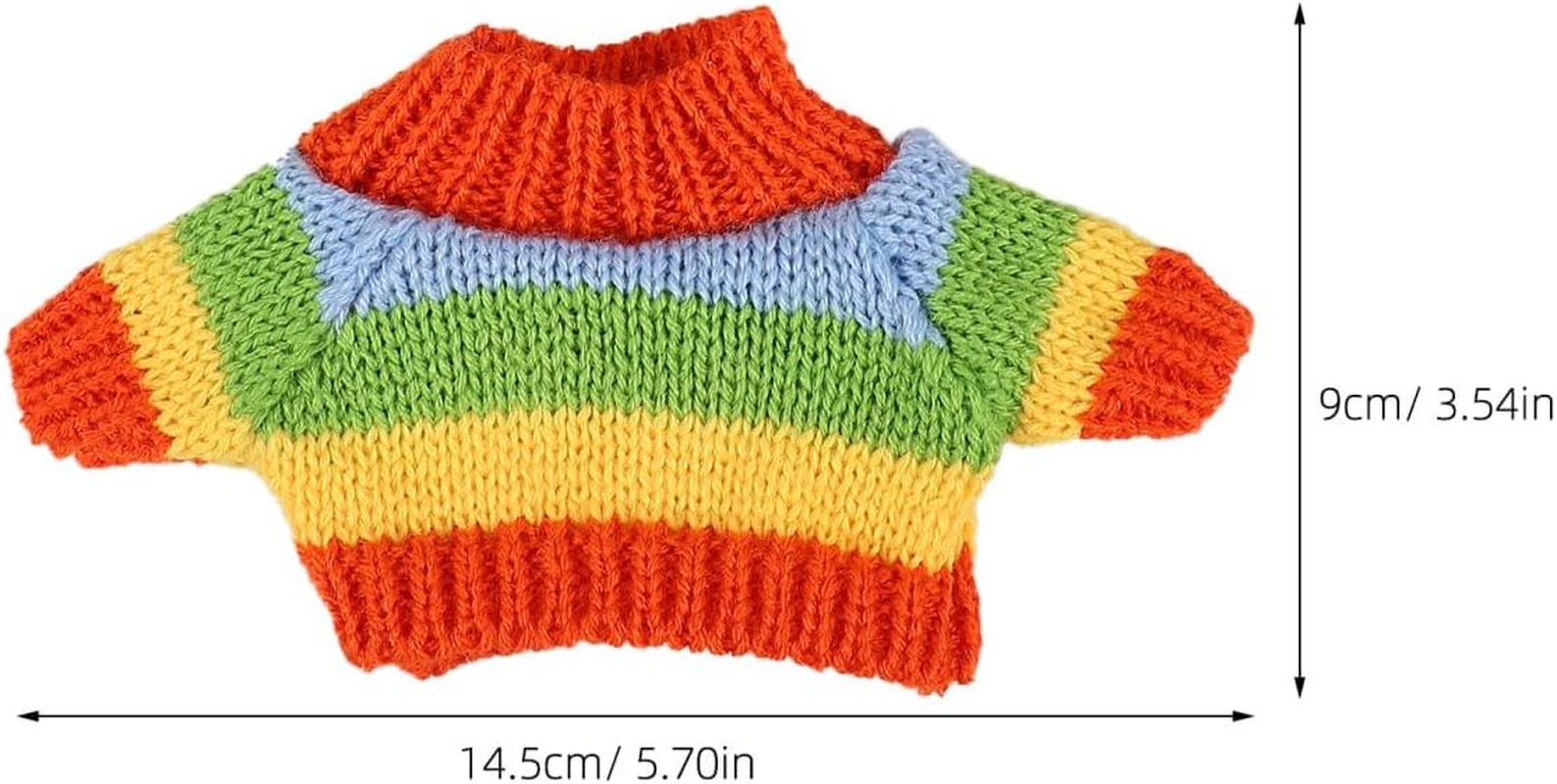 HEMOTON Figure Accessories 3Pcs Doll Sweater Set for Boys and Girls Stuffed Animal Clothes Bear Costumes Delicate Doll Decor Reusable image number 1