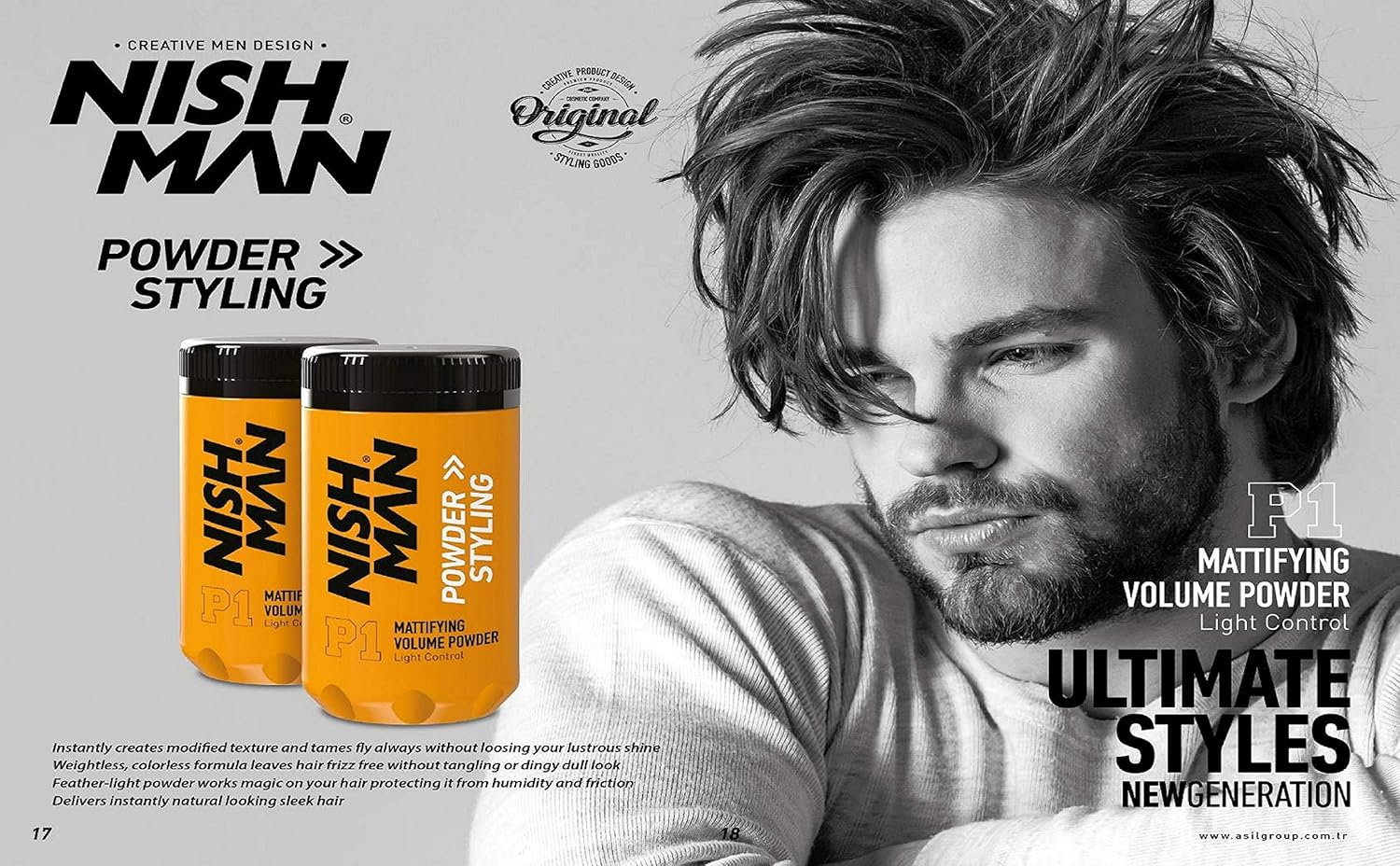 Nishman Hair Styling Powder 20Gr Ultra Hold image number 4