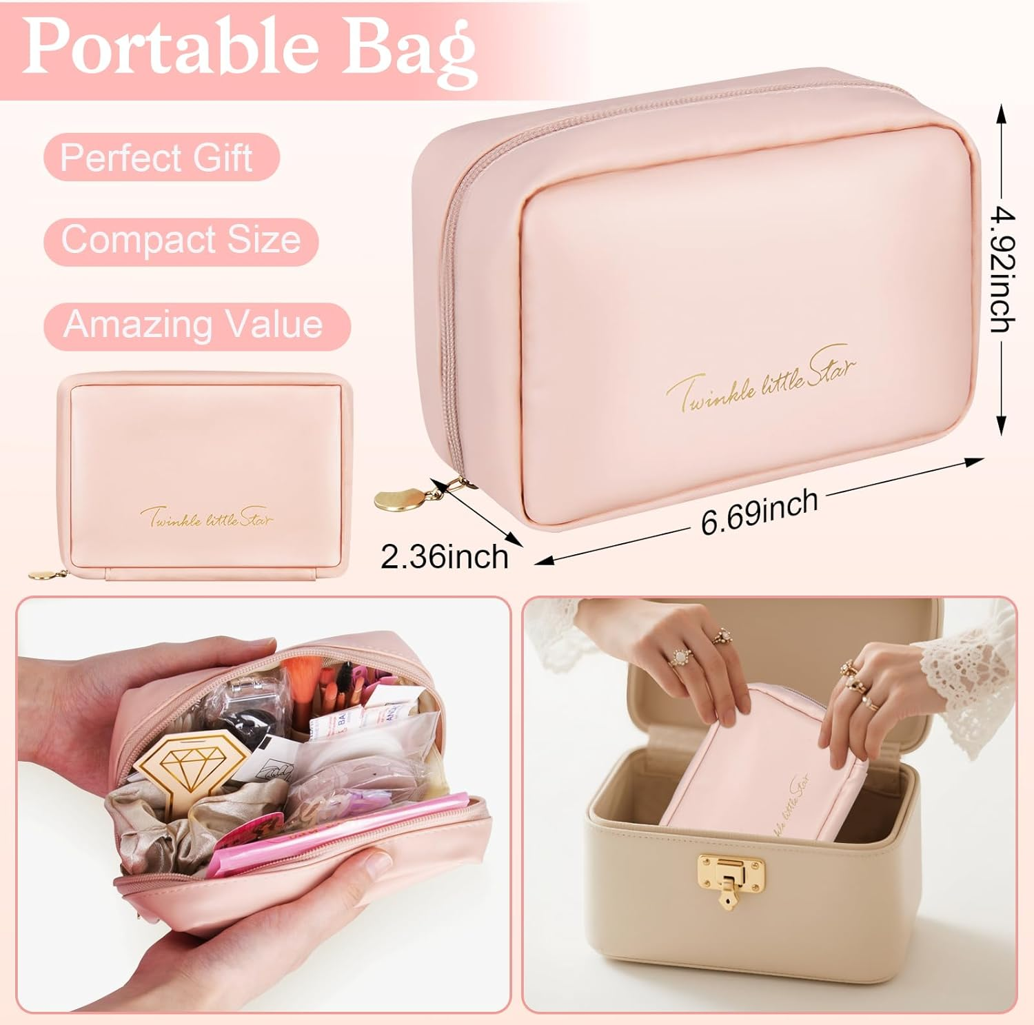 Bride Wedding Day Emergency Kit for Wedding Day Items, Wedding Essentials Supplies Emergency Kit for Women, Wedding Day Must Haves, Wedding Necessities image number 1