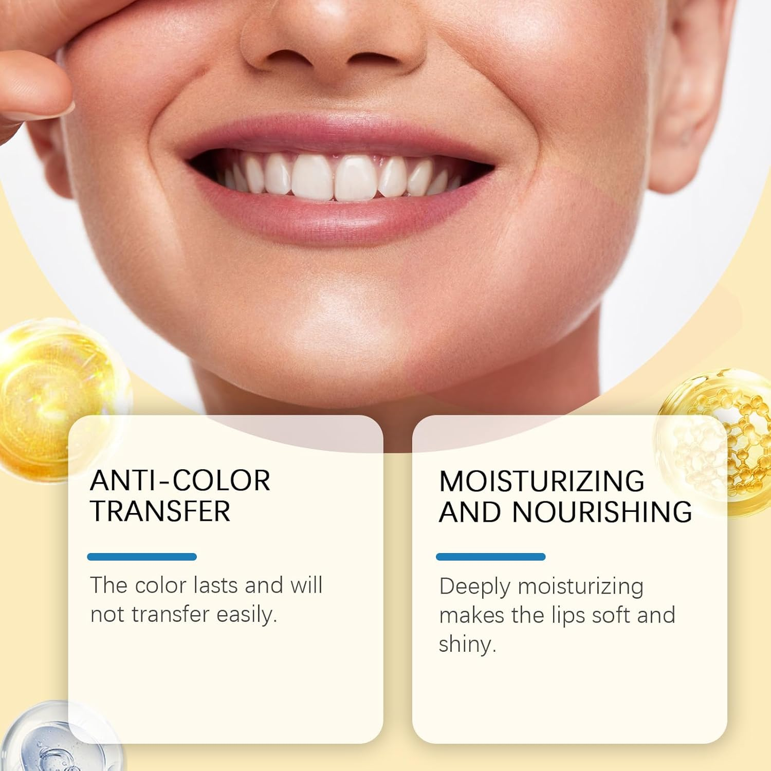 Transferproof Color Changing Lipstick,Ph Adjusting Lipstick,Gold Crystal Ph Color-Changing Lipstick,Temperature Change Moisturizer,Long-Lasting Glossy Finish for Women Girls,3.5G image number 6