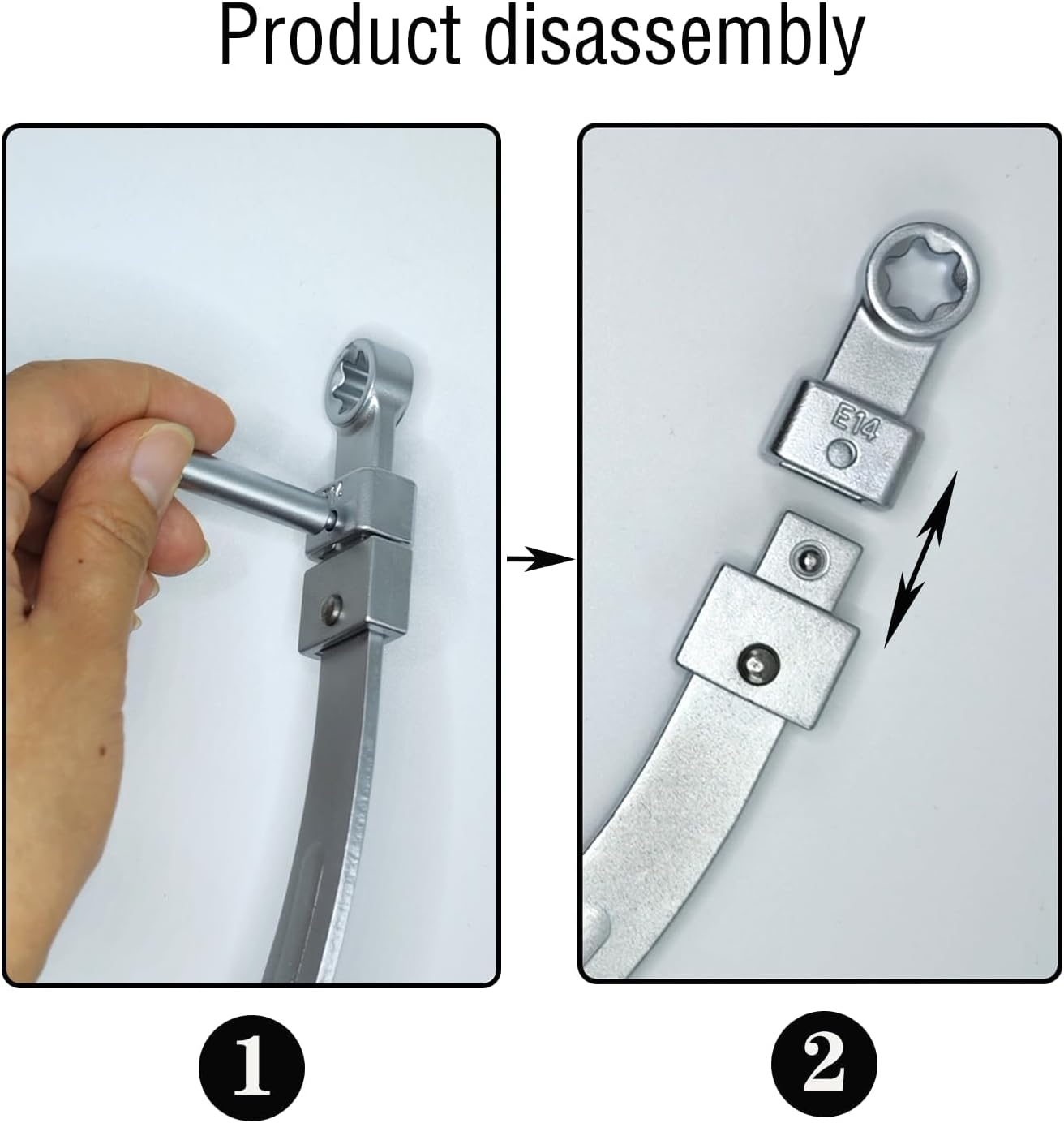 JEUCLEL 15PCS Universal Auxiliary Idler Belt Tensioner Pulley Removal Tool Kit, Serpentine Belt Tension Pulley Wrench Set, Engine Timing Belt Tensioning Nut Bolt Screw Remover image number 6