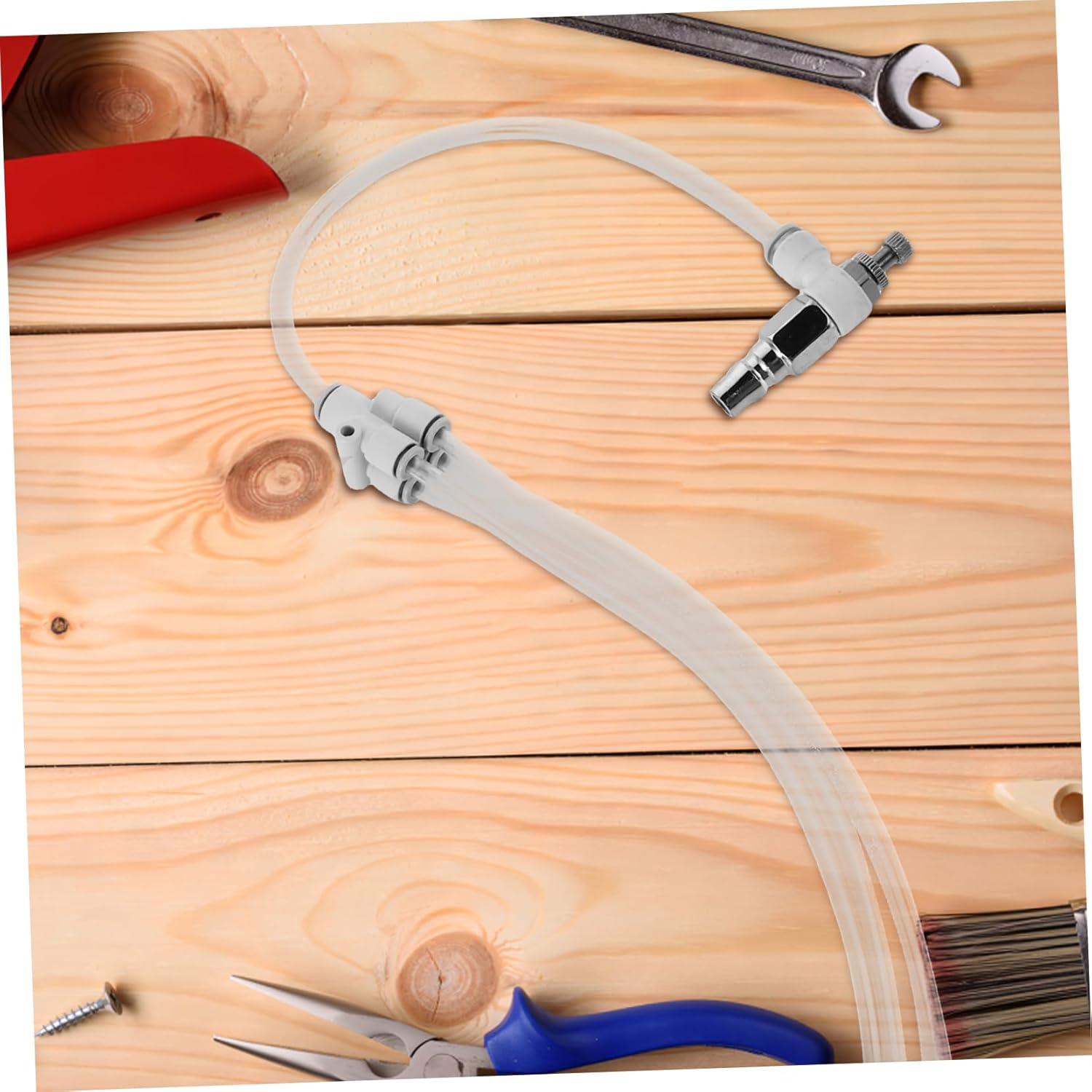 GLEAVI Multifunctional Pneumatic Car Vent Cleaner Brush Engine Cylinders Carbon Deposits Removal Tool image number 5