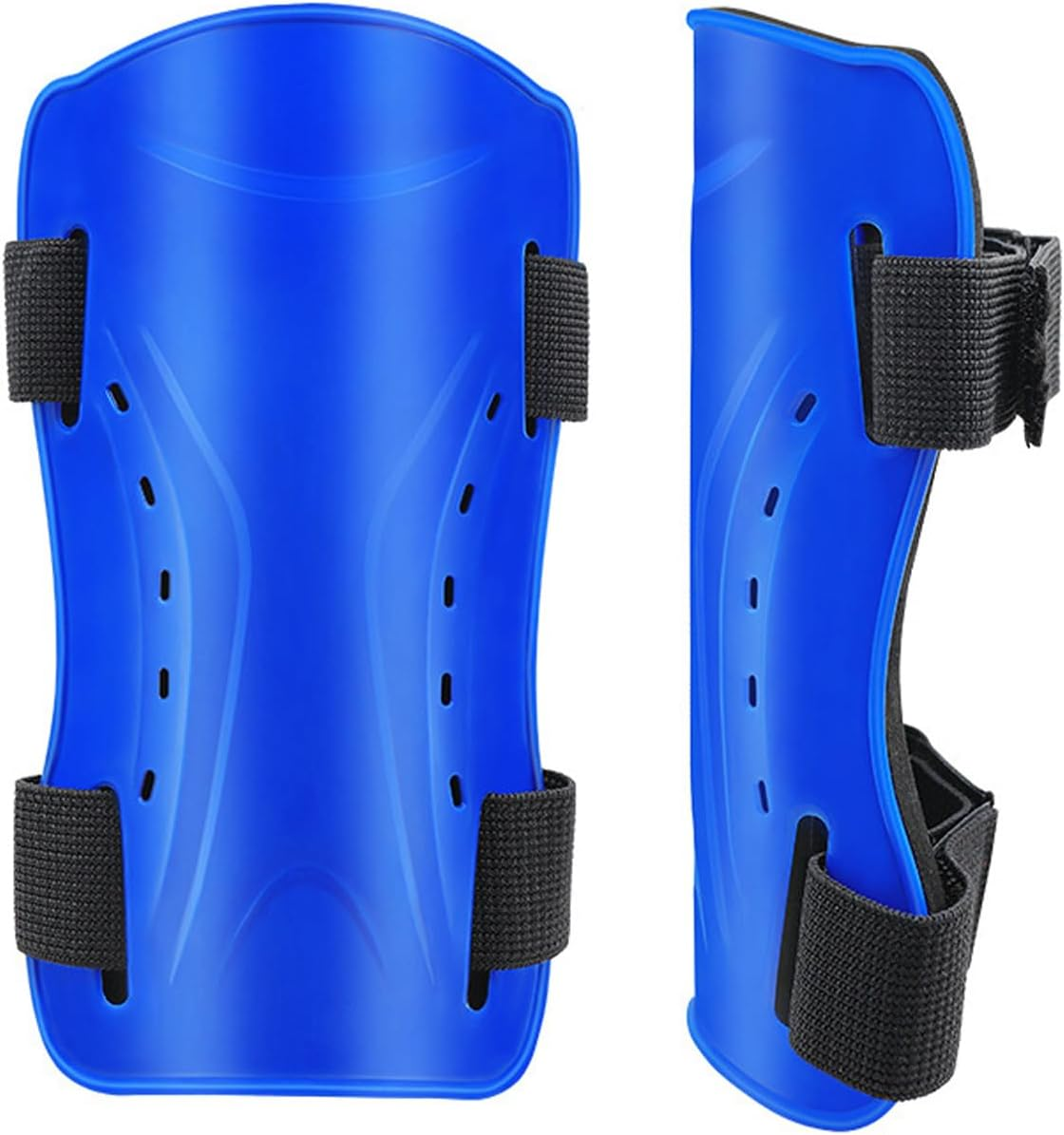 TRADERPLUS Soccer Shin Guards with Breathable EVA Cushion, Adjustable Strap