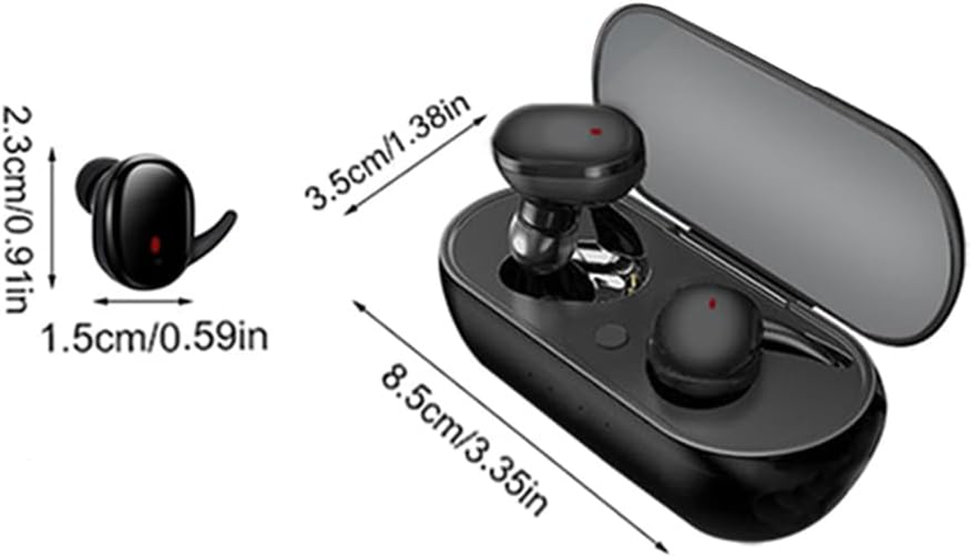 Touch Control Earbuds - 5.0 Wireless In-Ear Headphones | Androiid Audio Buds | Wireless Stereo Headsets | Ipx5 Waterproof Stereo Bass Boosted Earphones for Sports, Gamiing and Running image number 6