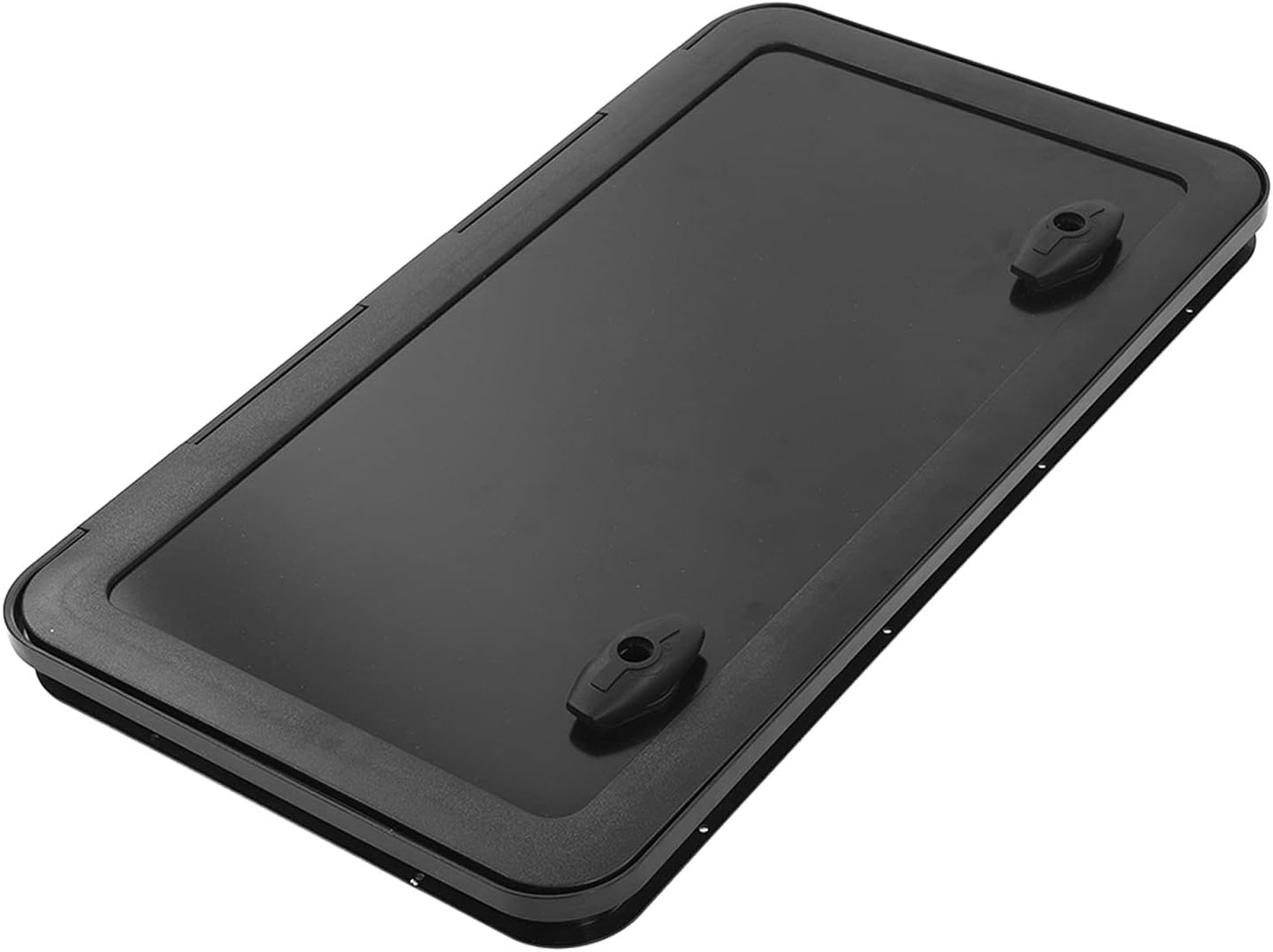 RV Access Door, 380X675Mm RV Baggage Door with Double Lock and Key, 180 Degree Wide Opening Angle, Weatherproof Design, Deck Access Hatch for RV, Trailer, Yacht (Black) image number 3