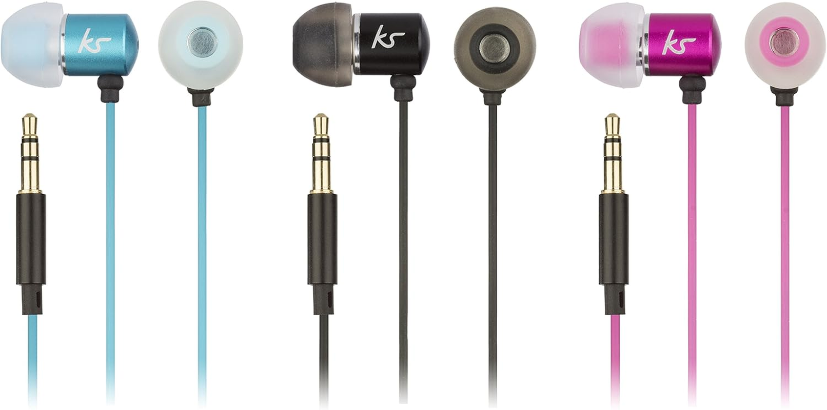 Kitsound Kit Sound Reviva Ace In-Ear Headphones with Mic Smartphone - Black KSACEMBK image number 4