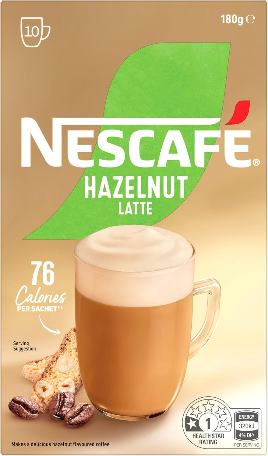 Nescafe Menu Hazelnut Latte Instant Coffee Mix 18 G (Pack of 10) image number 5