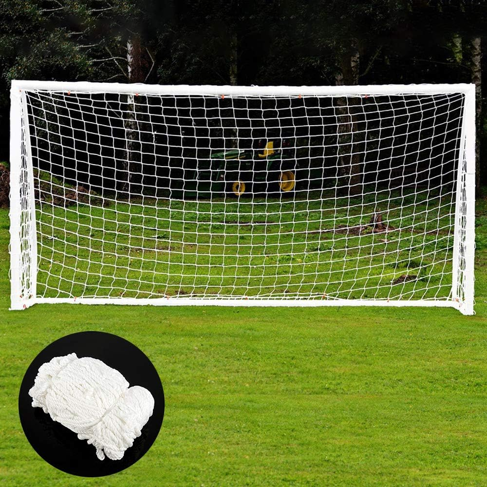 Football Soccer Goal Net Full Size Sports Replacement Soccer Goal Post Net for Sports Match Training,6X4Ft/8X6Ft/12X6Ft (Net Only) image number 4