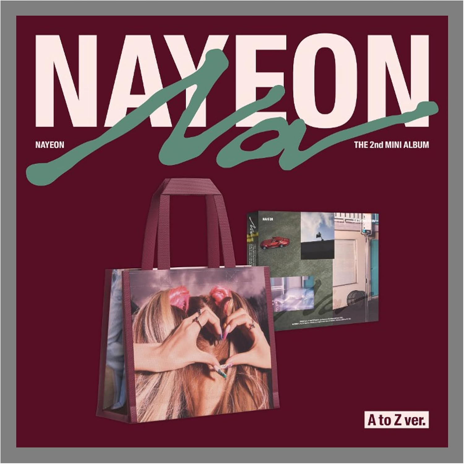 Twice Nayeon NA 2Nd Mini Album Limited Edition a to Z Version Cd+1Ea Tarpaulin Bag+20P Newspaper+1P Postcard+1Ea Flyer+1P Photocard+1Ea Guarantee Card&Holder+Tracking Sealed image number 4