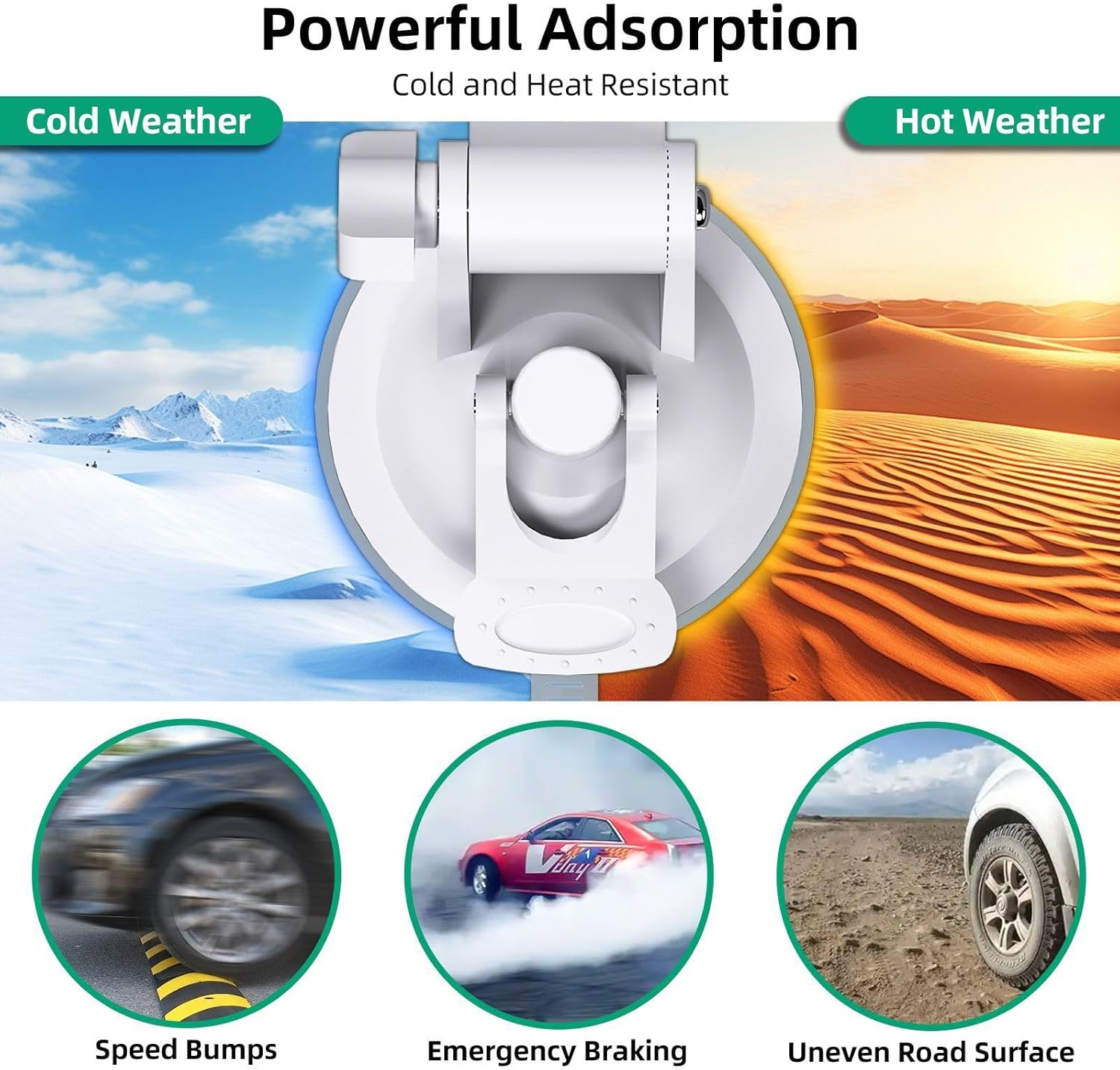 Starlink Mini Mount, Suction Cup for Starlink Mini, Suitable for Interior and Exterior Glass,Car Roof Mount,Rv,Boat,Airplane and More image number 6