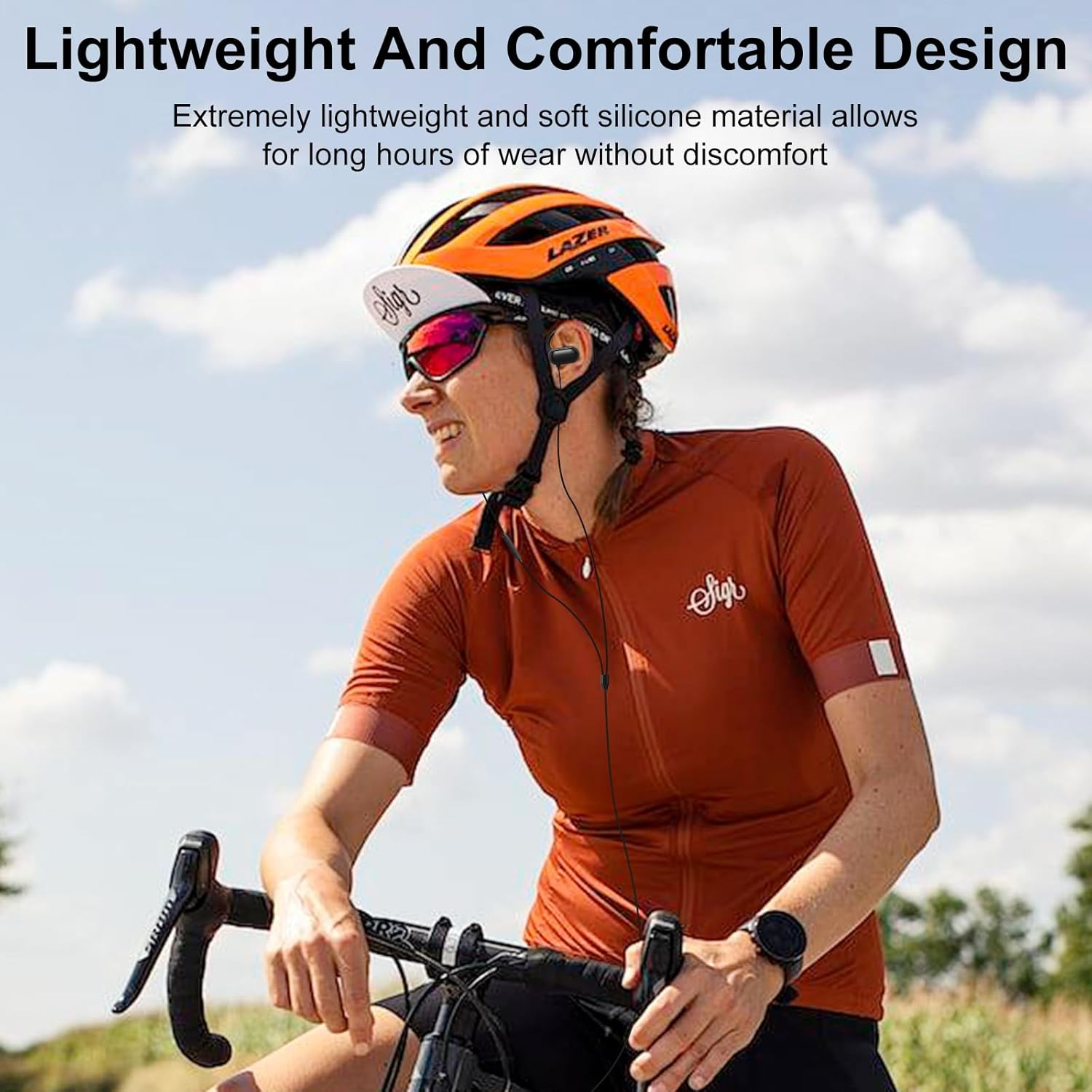 USB C Headphones Over-Ear Buds Hooks Wired Earbuds &Mic for Sports Running Volume Control, USB Type C Open Ear Headset for Ipad Air Pro 2024 Iphone 15 Samsung Galaxy S24 S23 S22 S21 Oneplus 12 Pixel 8