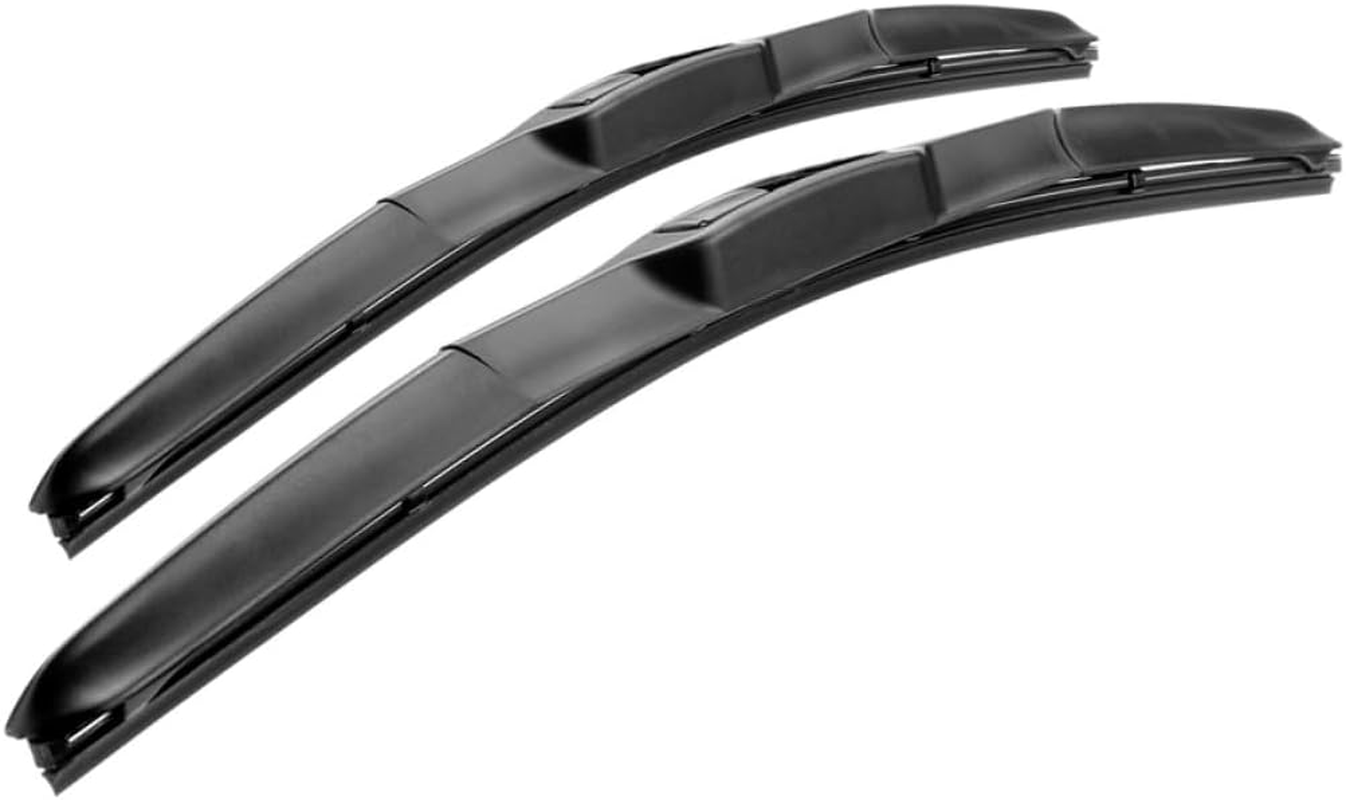 Hybrid Wiper Blades for Hyundai I30 PD 2017-2023 Pair of 26" + 16" Inches Sizes Replacement Front Windscreen Fits U Hook Driver Passenger Side Rubber Wipers J Hook Kit (Set of 2)