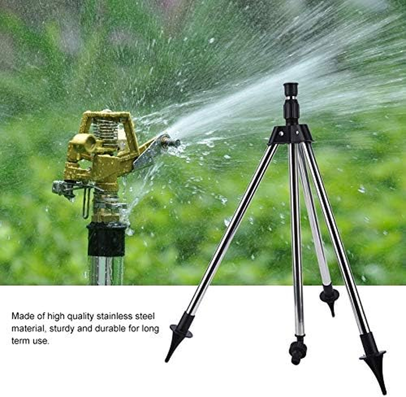 EVTSCAN G1/2" Adjustable Sprinkler Tripod - Tripod Base Gardening Watering Spray Holder Irrigation Sprinkler Tool Lawn Yard Sprinkler Equipment Supplies for Tower Sprinkler Large Coverage image number 6