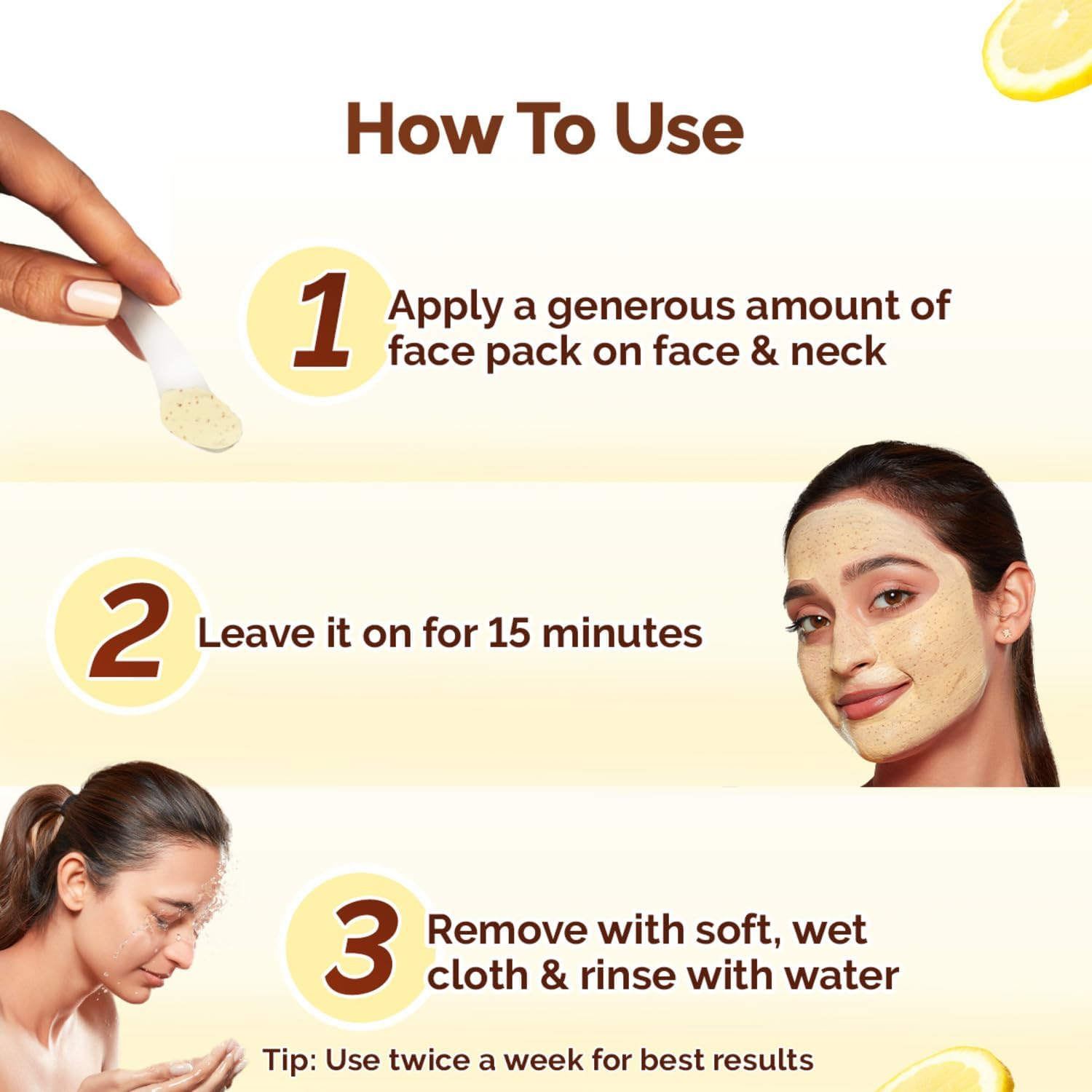 Mamaearth Vitamin C Face Mask with Vitamin C & Kaolin Clay for Skin Illumination 100 G image number 4