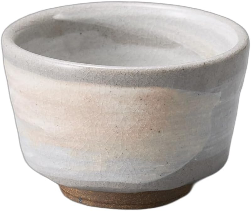 Ash Glazed White Brush Small Sencha (7.8 X 5.5 Cm) | Sencha (Green Tea)